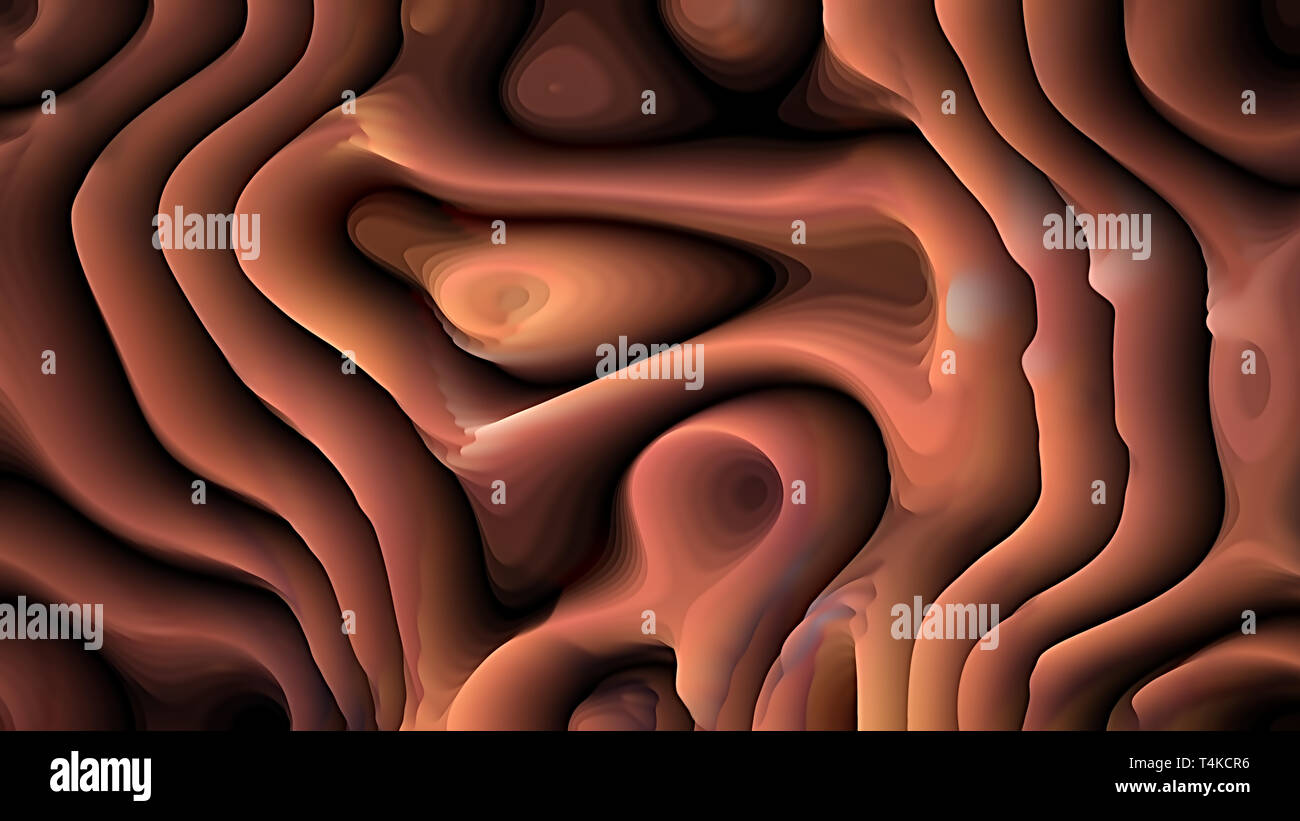 Coffee Brown Curvature Ripple Background Stock Photo - Alamy