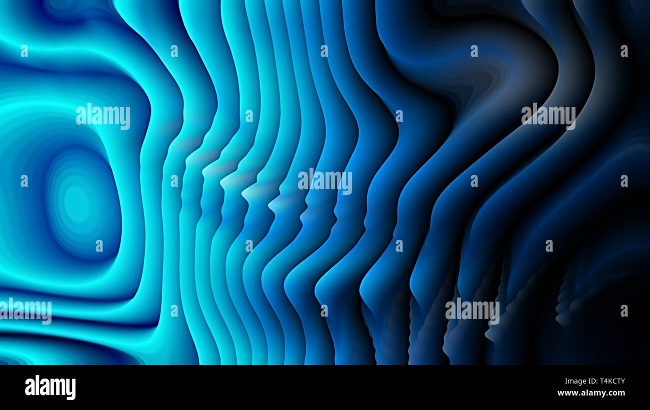 Abstract Cool Blue Curved Lines Ripple Texture Background Stock Photo ...
