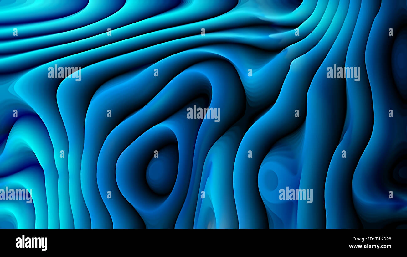 Abstract 3d Dark Blue Curved Lines Background Stock Photo - Alamy