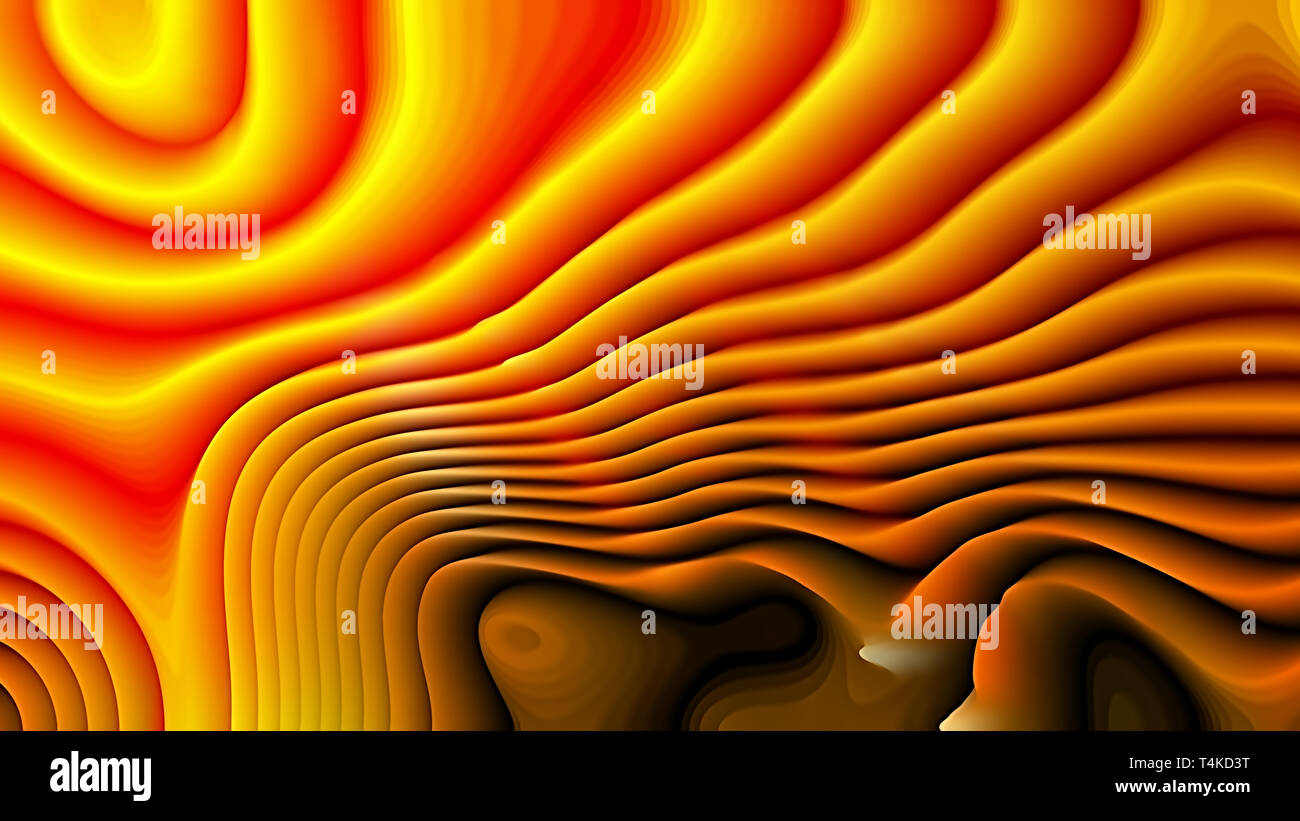 Abstract 3d Dark Orange Curved Lines Ripple background Stock Photo - Alamy