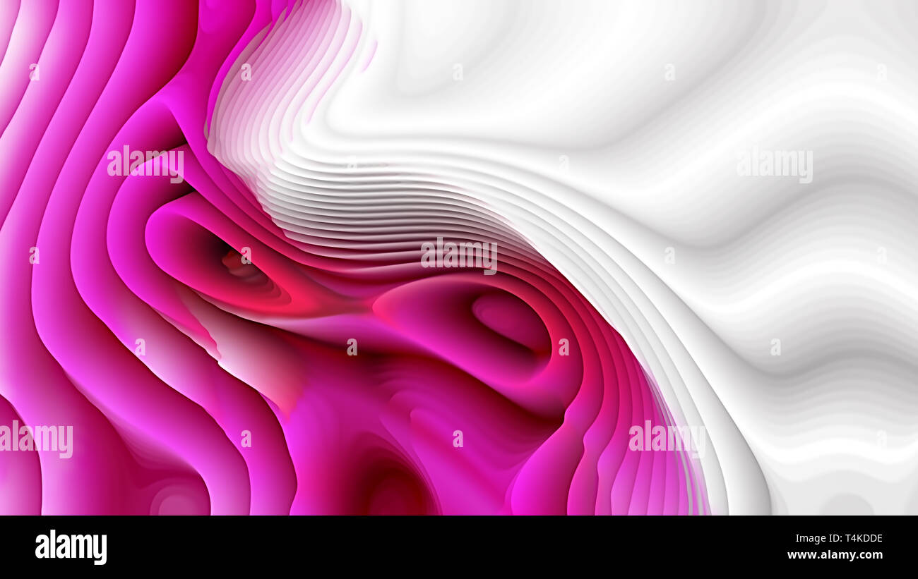 Abstract Pink and White Curved Lines Ripple Background Stock Photo - Alamy