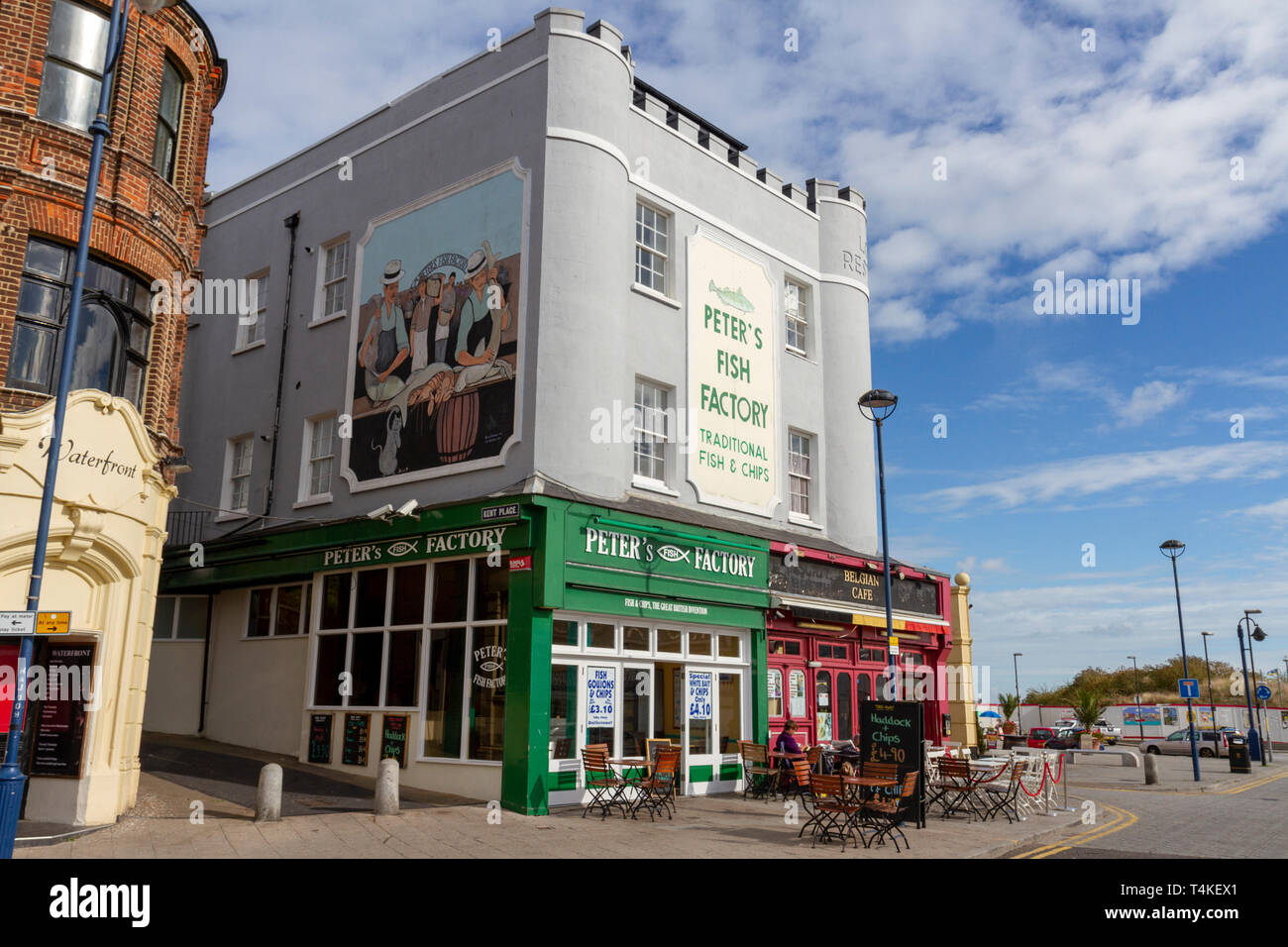 The Peter's Fish Factory traditional fish and chip shop in Ramsgate ...