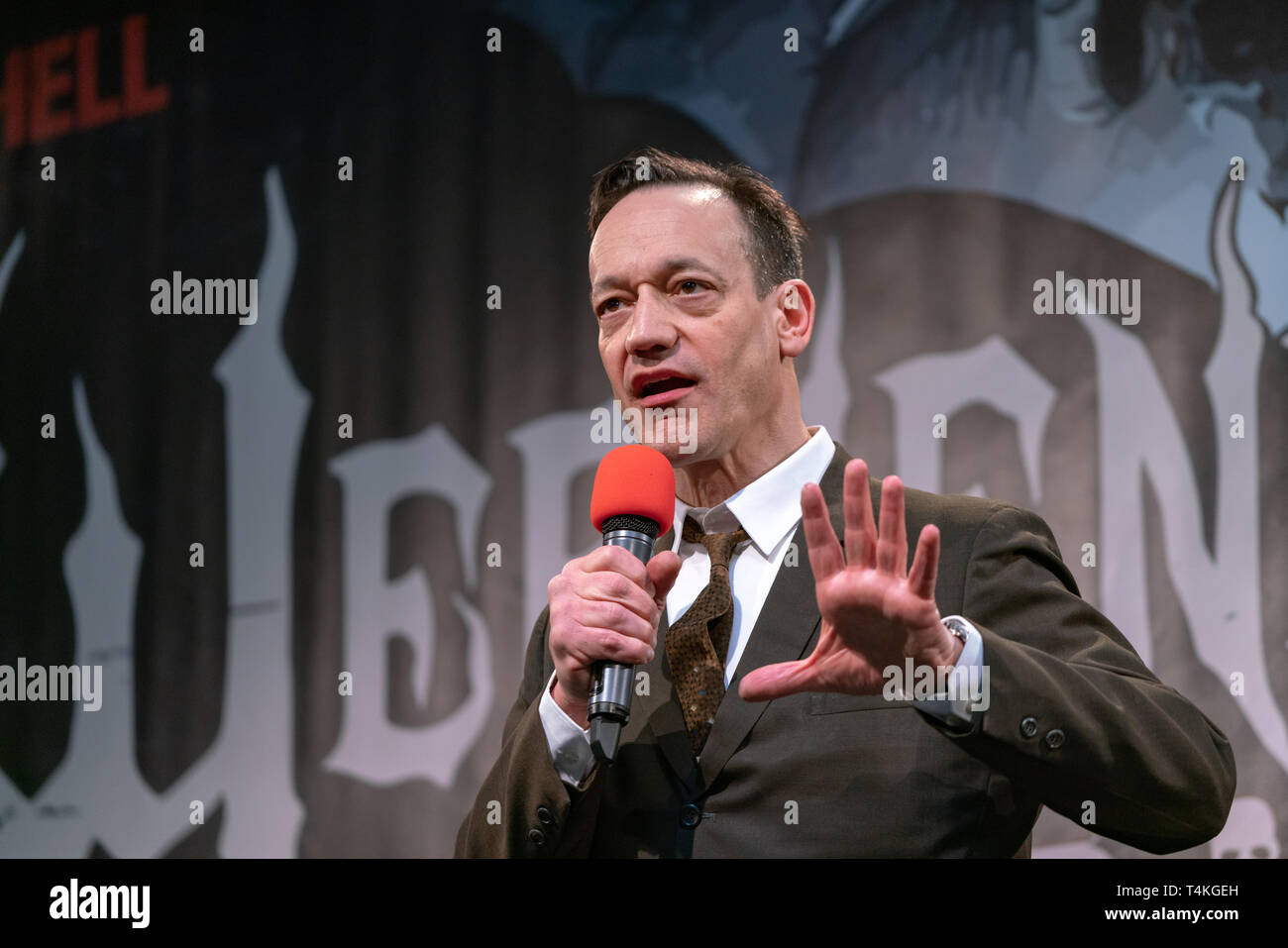 Dortmund Germany April 13th 2018 Ted Raimi 1965 American Actor Ash Vs Evil Dead Evil Dead Army Of Darkness Talks About His Experiences In The Movie Industry At Weekend Of Hell