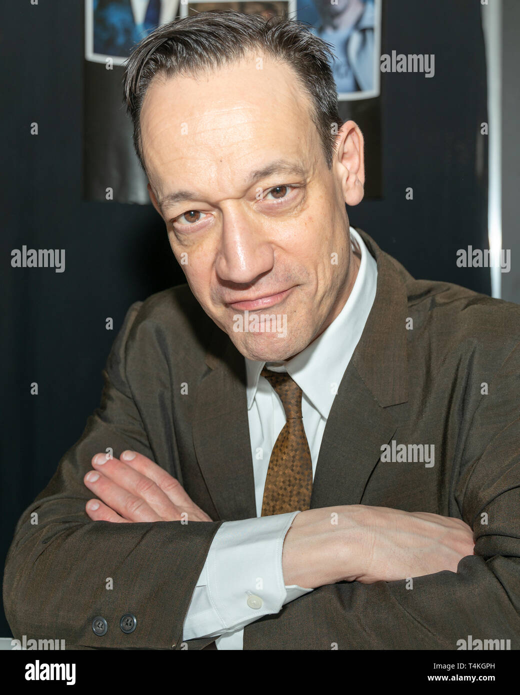 DORTMUND, GERMANY - April 13th 2018: Ted Raimi (*1965, American actor, Ash vs Evil Dead, Evil Dead, Army of Darkness) at Weekend of Hell Spring Edition 2019 Stock Photo