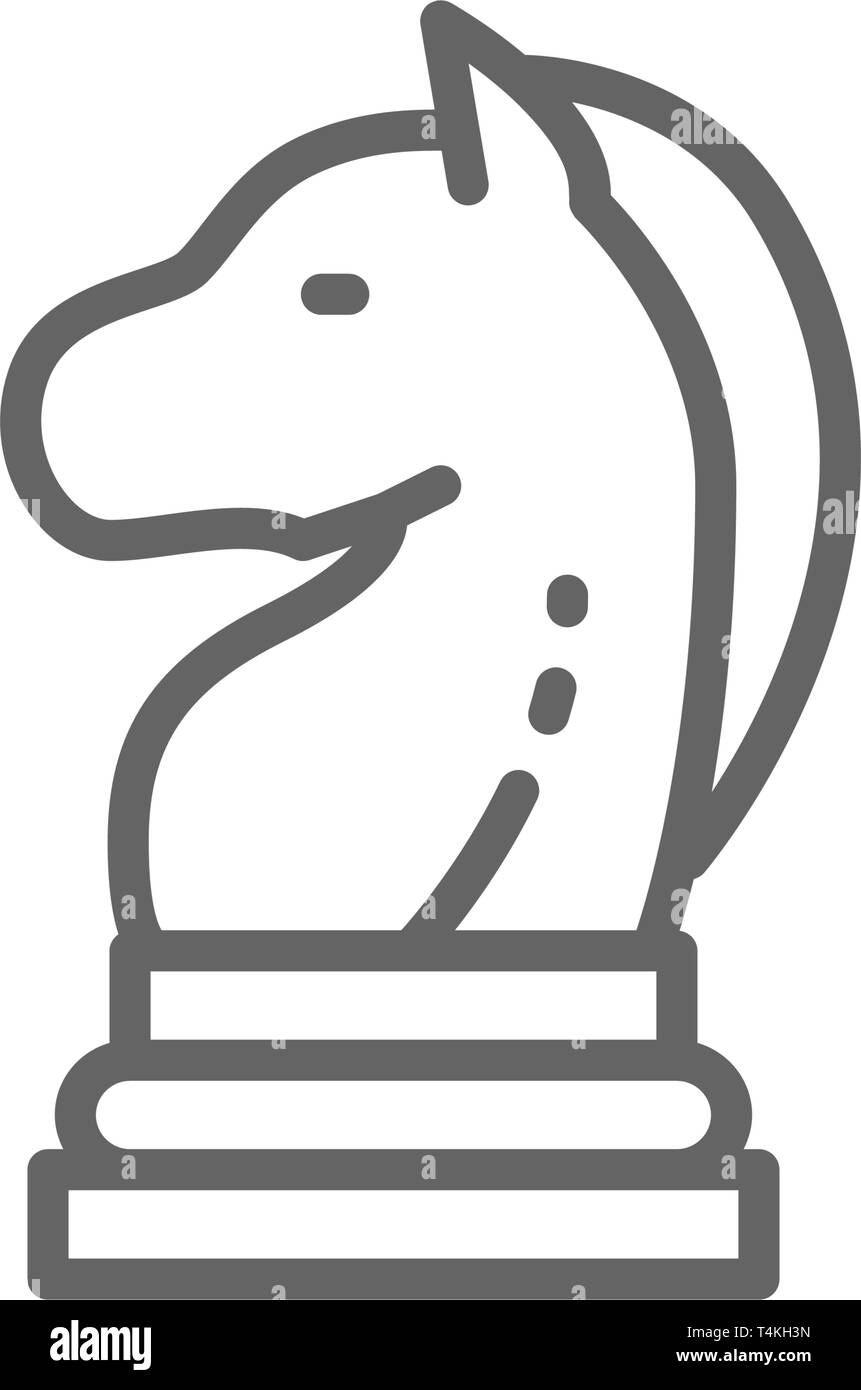 horse chess piece icon Stock Vector Image & Art - Alamy