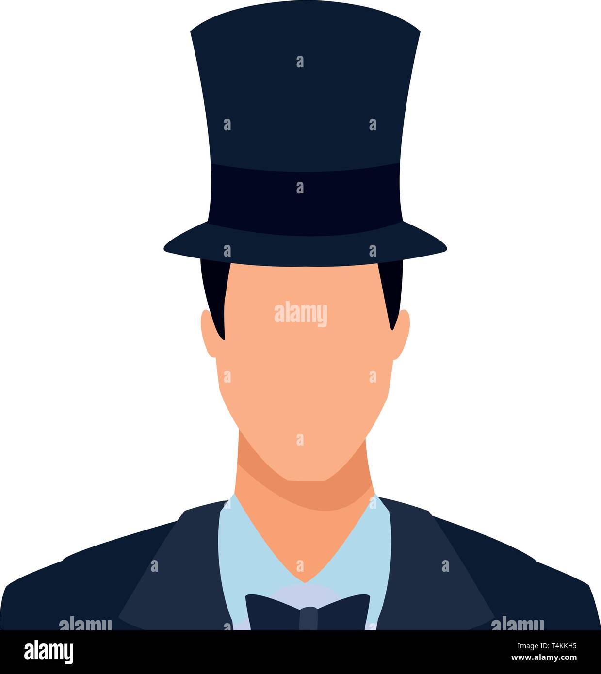Character Top Hat High Resolution Stock Photography And Images Alamy