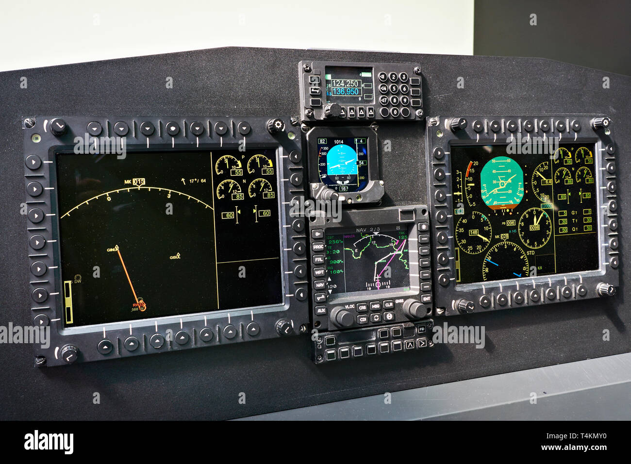 Aviation electronic devices for aircraft navigation at the exhibition