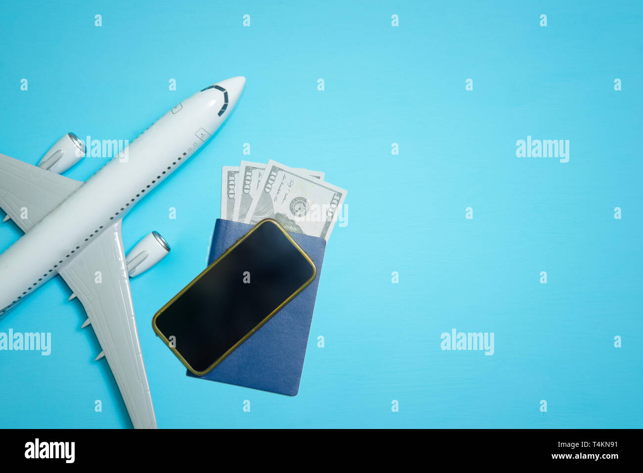things for travel and airplane  Stock Photo