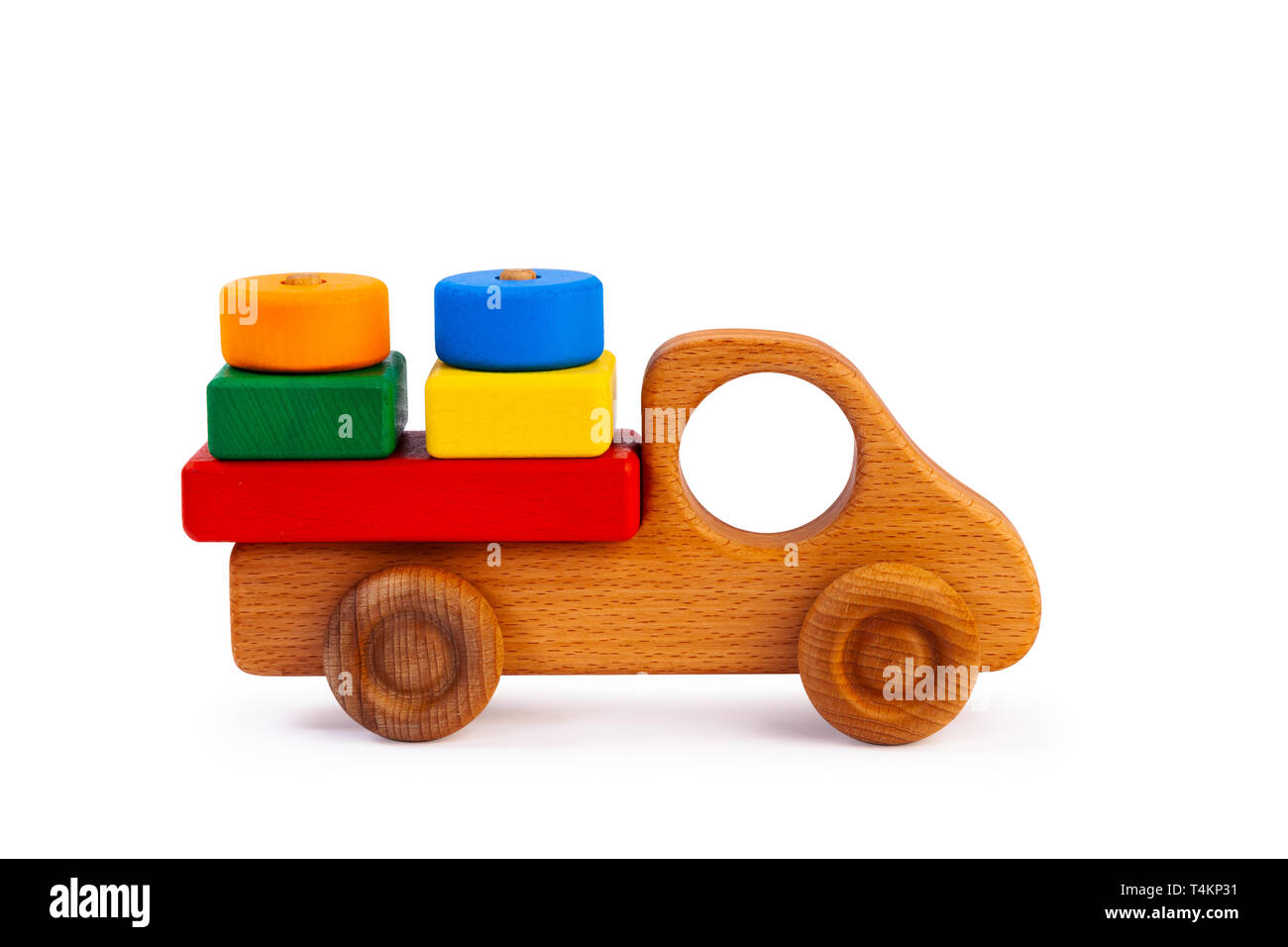 small wooden truck