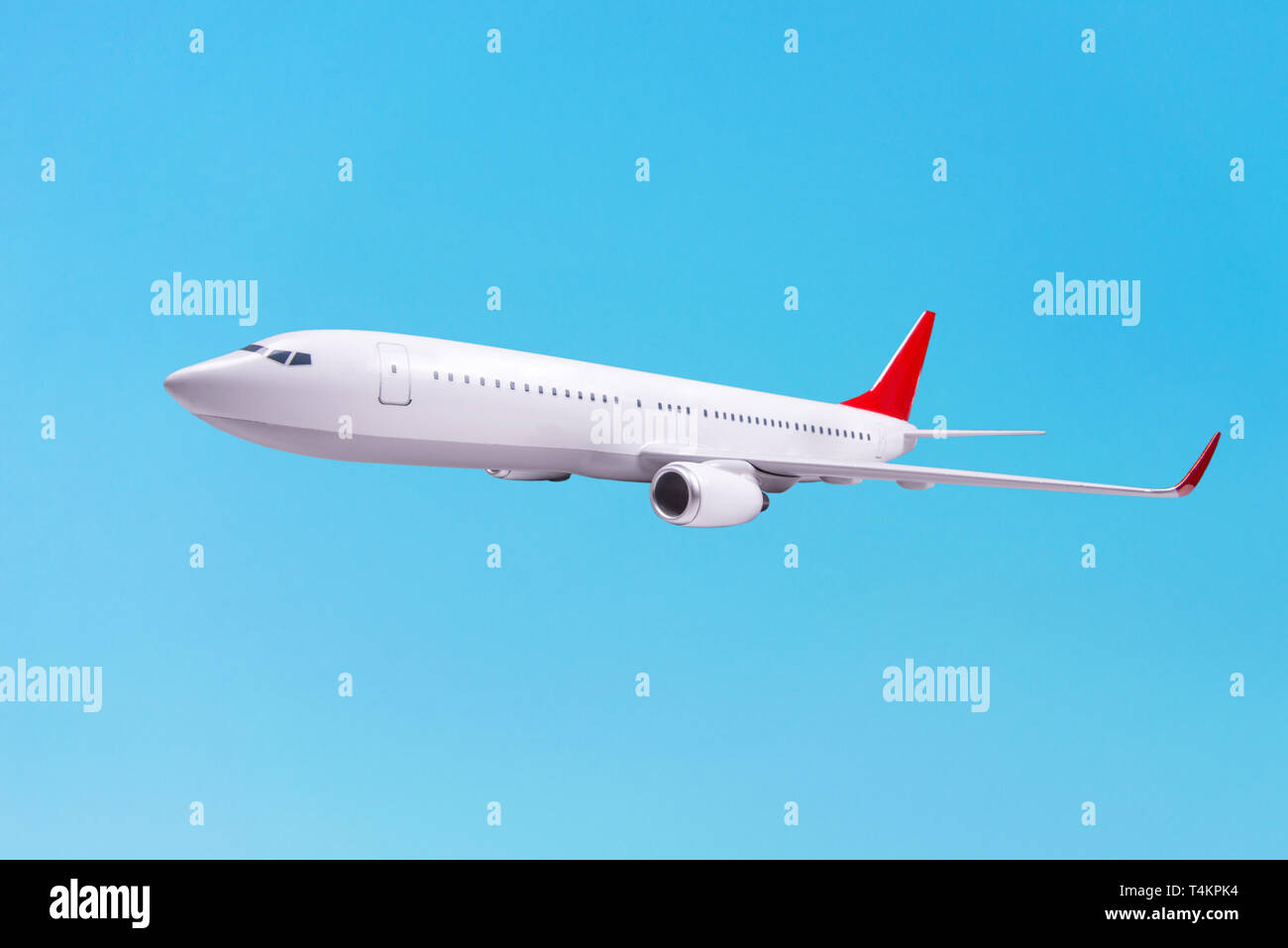 White passenger plane Stock Photo Alamy