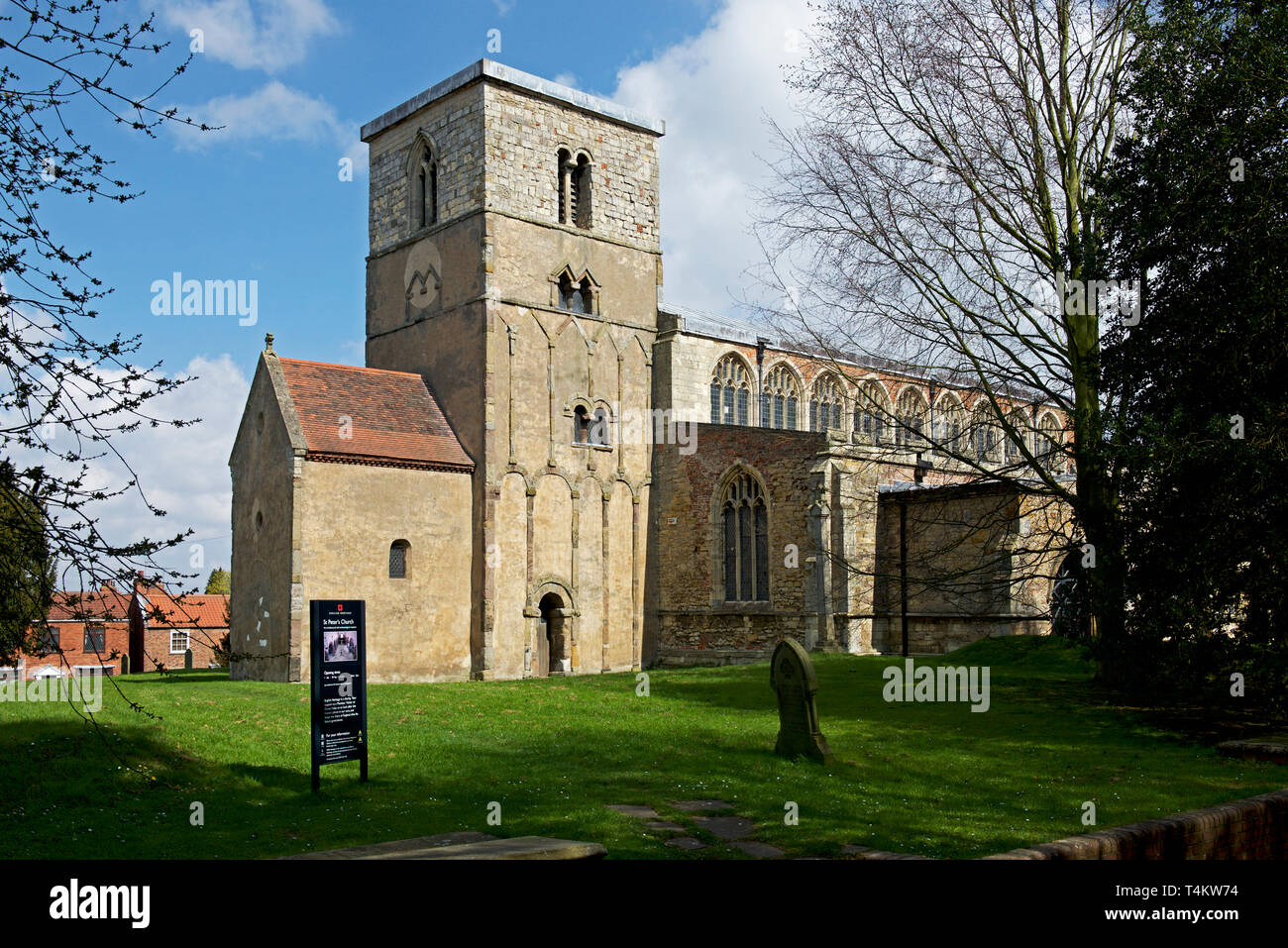 St Peter's Church, Barton upon Humber, North Lincolnshire, England UK Stock Photo