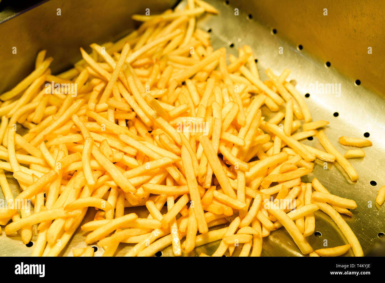 Fast Food Chips Stock Photo Alamy