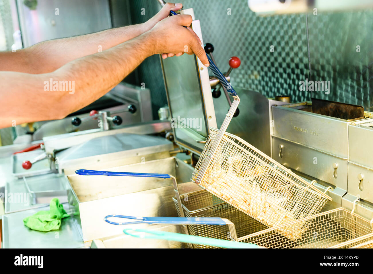 Fast Food Chips Stock Photo Alamy