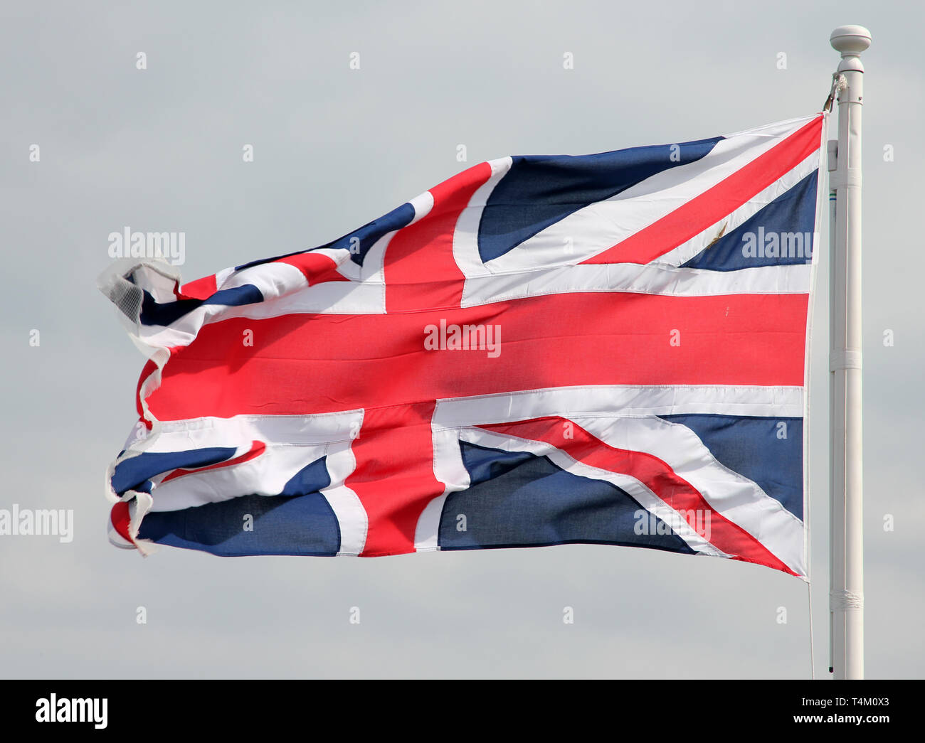 union jack Ilfracombe Devon Stock Photo