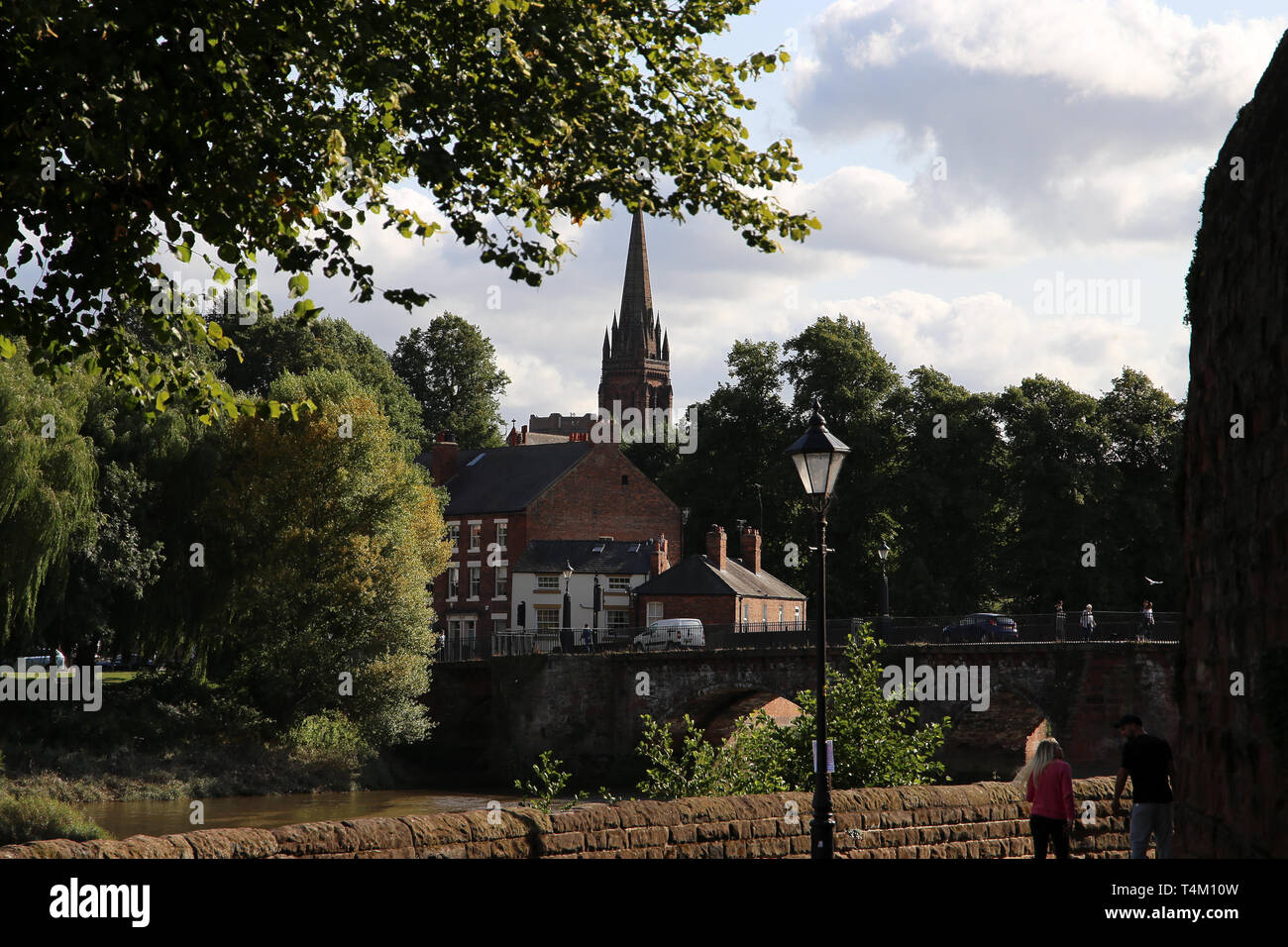 Across the Dee to Handbridge Stock Photo