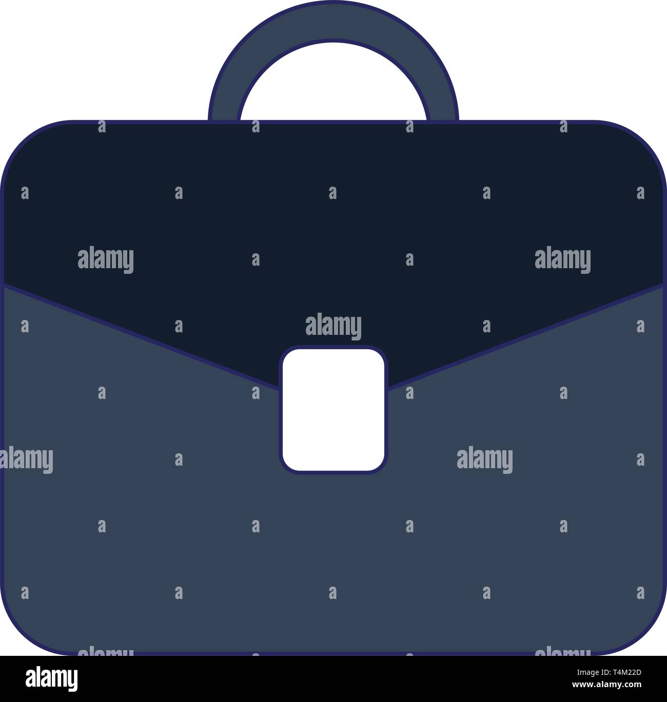 Business briefcase symbol isolated blue lines Stock Vector Image & Art ...