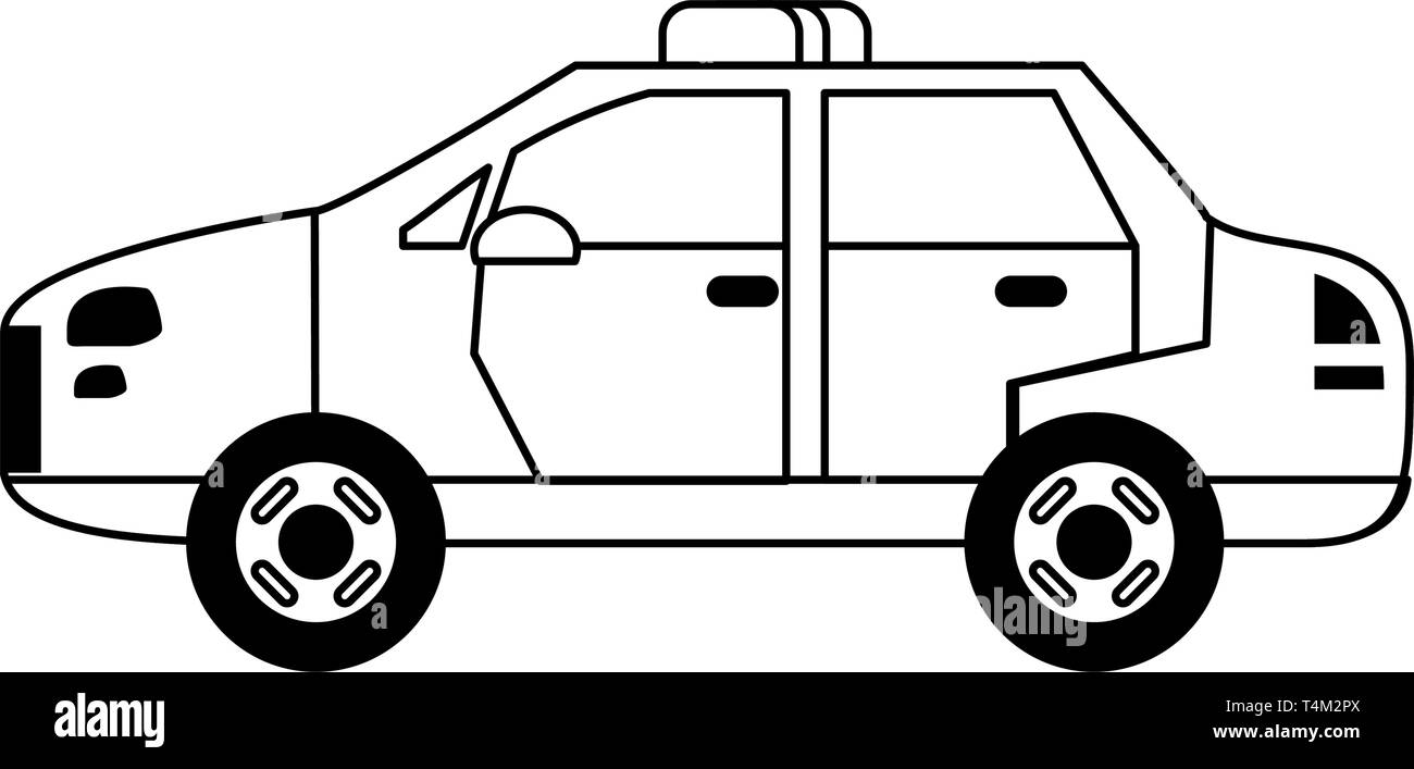 Police Car Clip Art Black And White