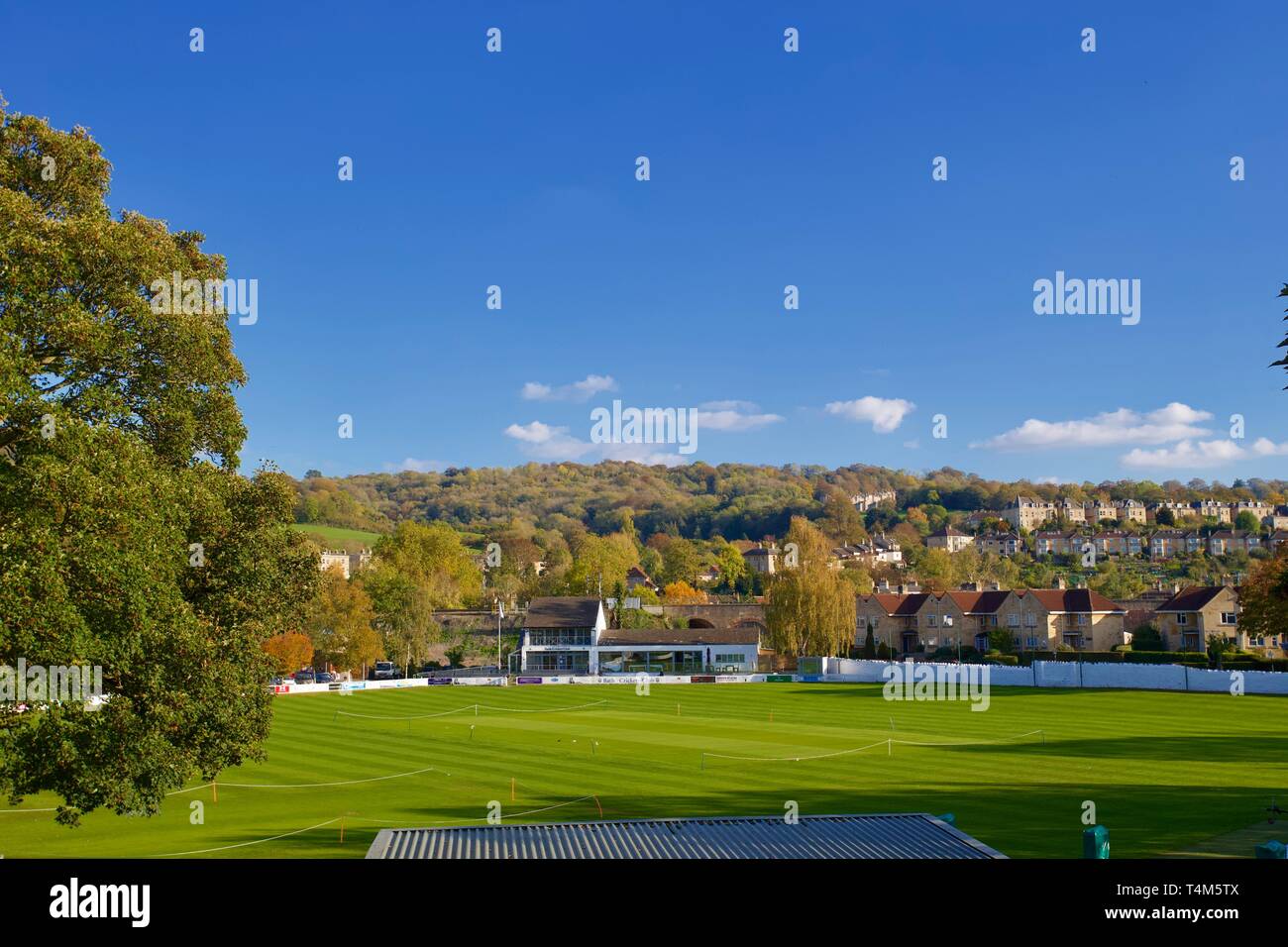 Bath Cricket Club, Bath,Somerset, England Stock Photo