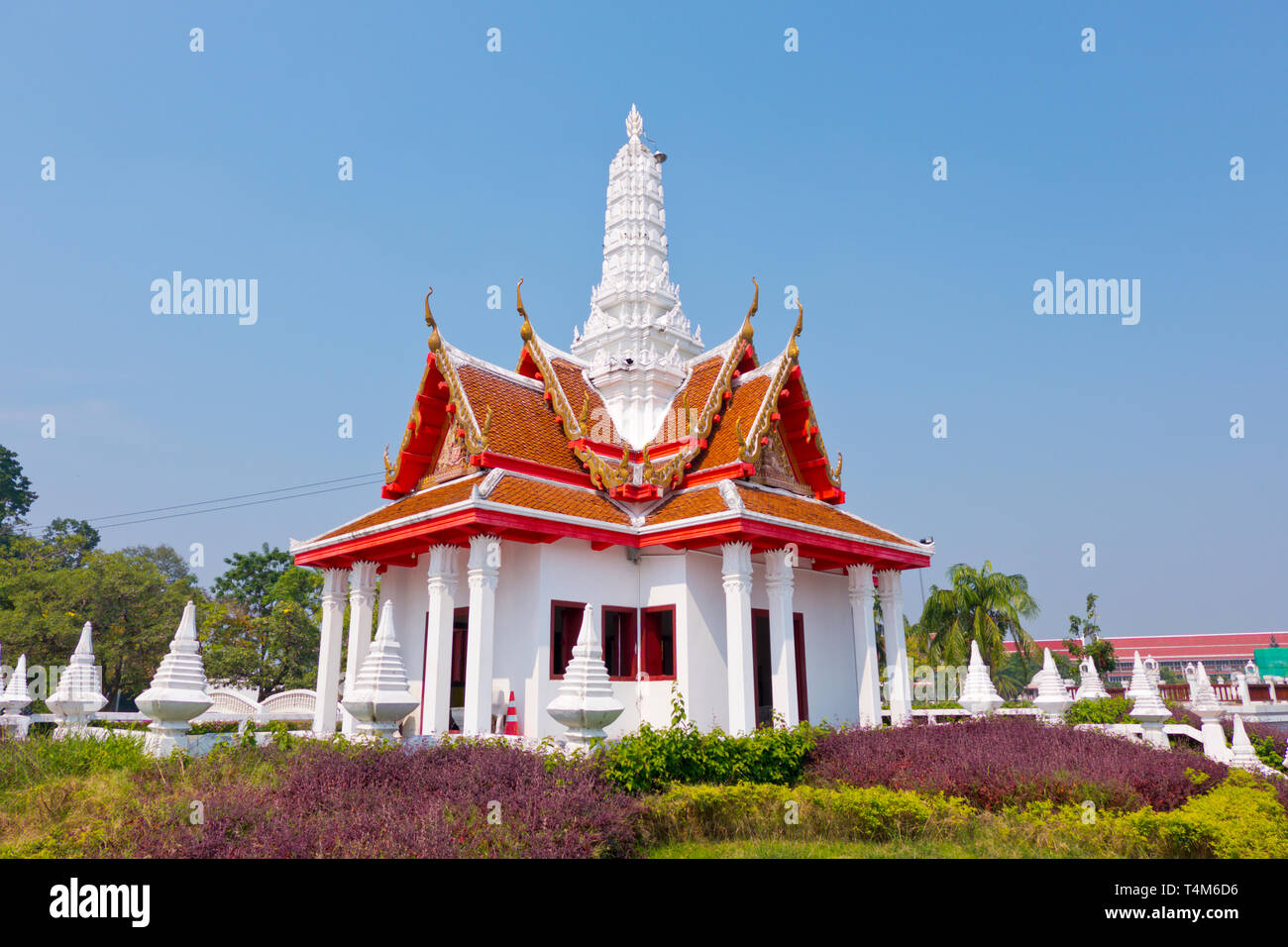 City Pillar Shrine or San Lak Mueang, Phetchaburi, Thailand Stock Photo