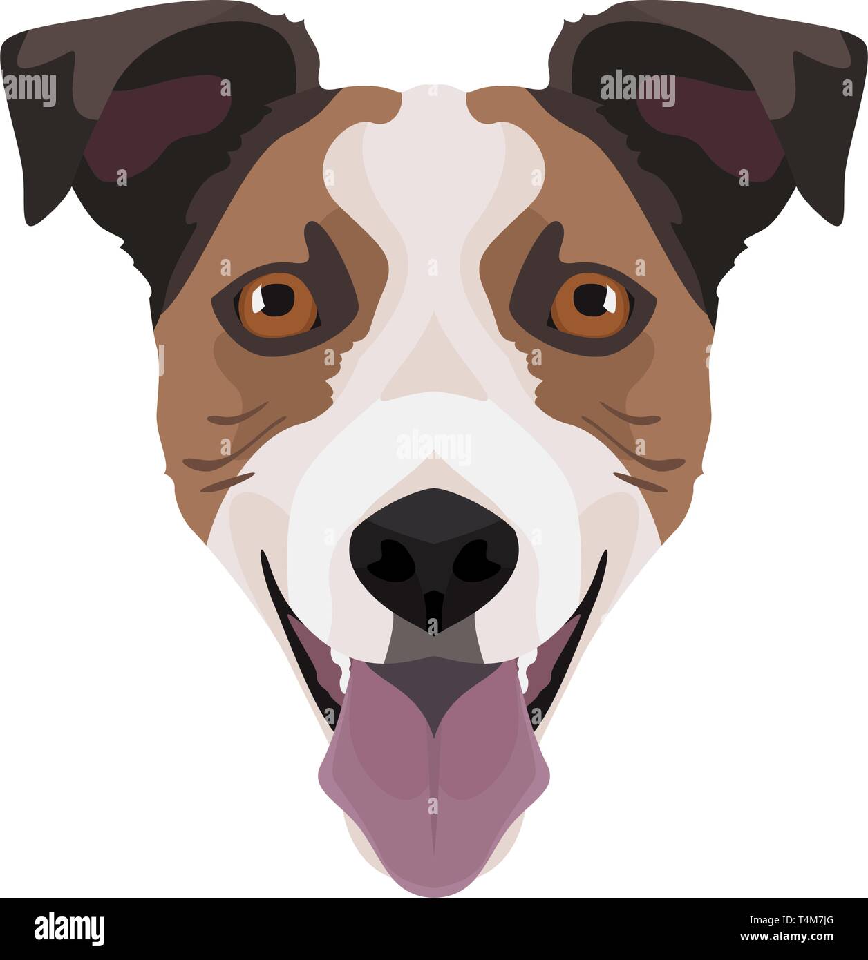 Illustration Jack Russell Terrier For All Dog Owners What You Love About His Dog Puppy Dog Eyes Wagging Tail Smiling Barking The Jack Russel Stock Vector Image Art Alamy