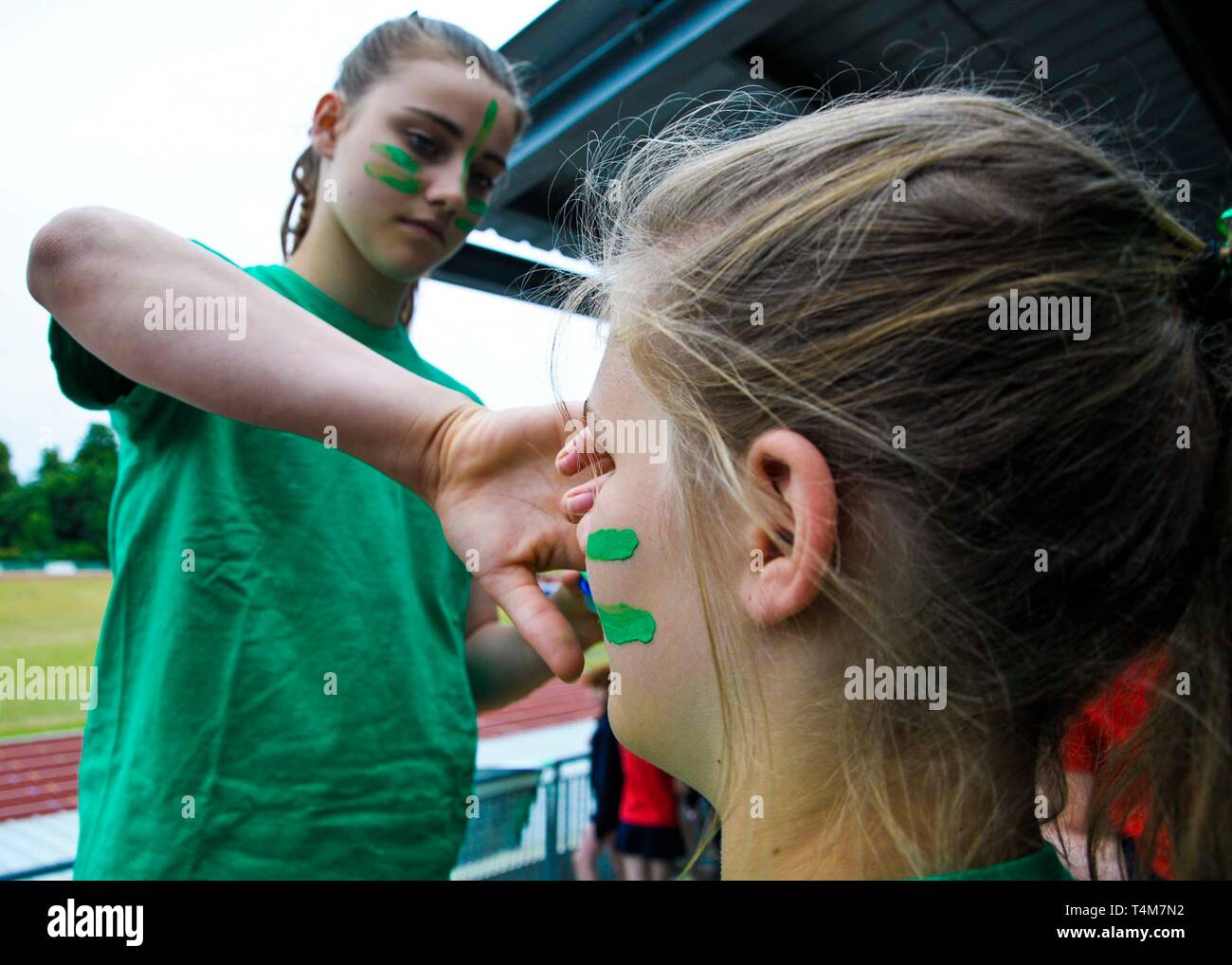 Green face paint hires stock photography and images Alamy