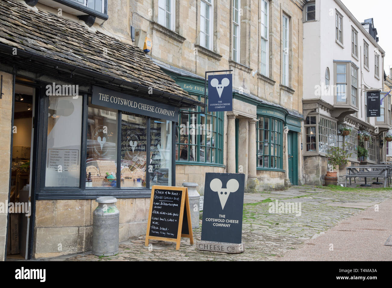 Cotswold Cheese Company Shop; Burford; Oxfordshire; England; UK Stock