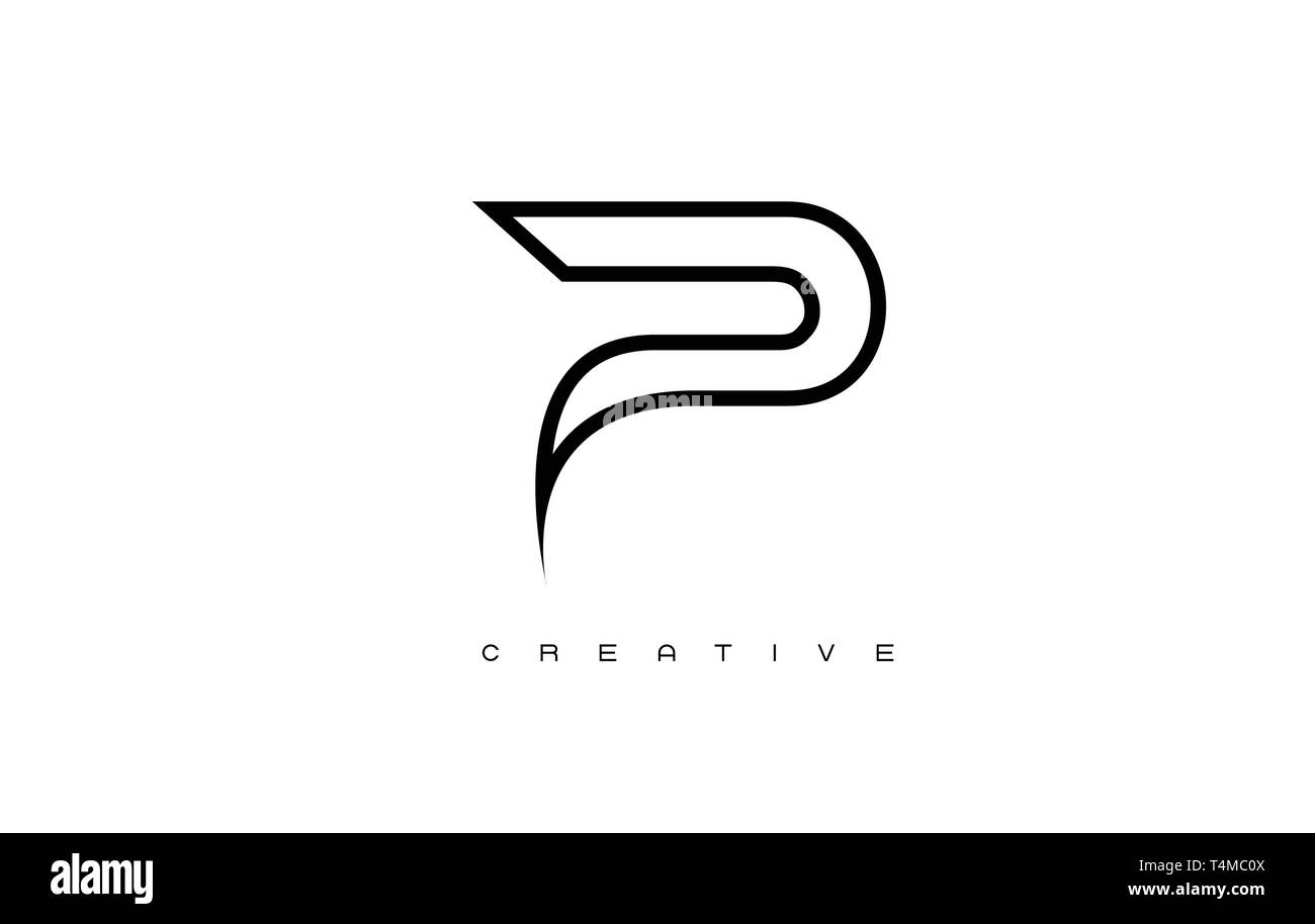 Gold Letter P Logo. P Letter Design Vector with Golden Colors and