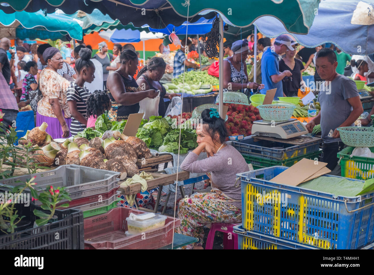 In Cayenne market, Guyana, Cayenne, France Stock Photo Alamy