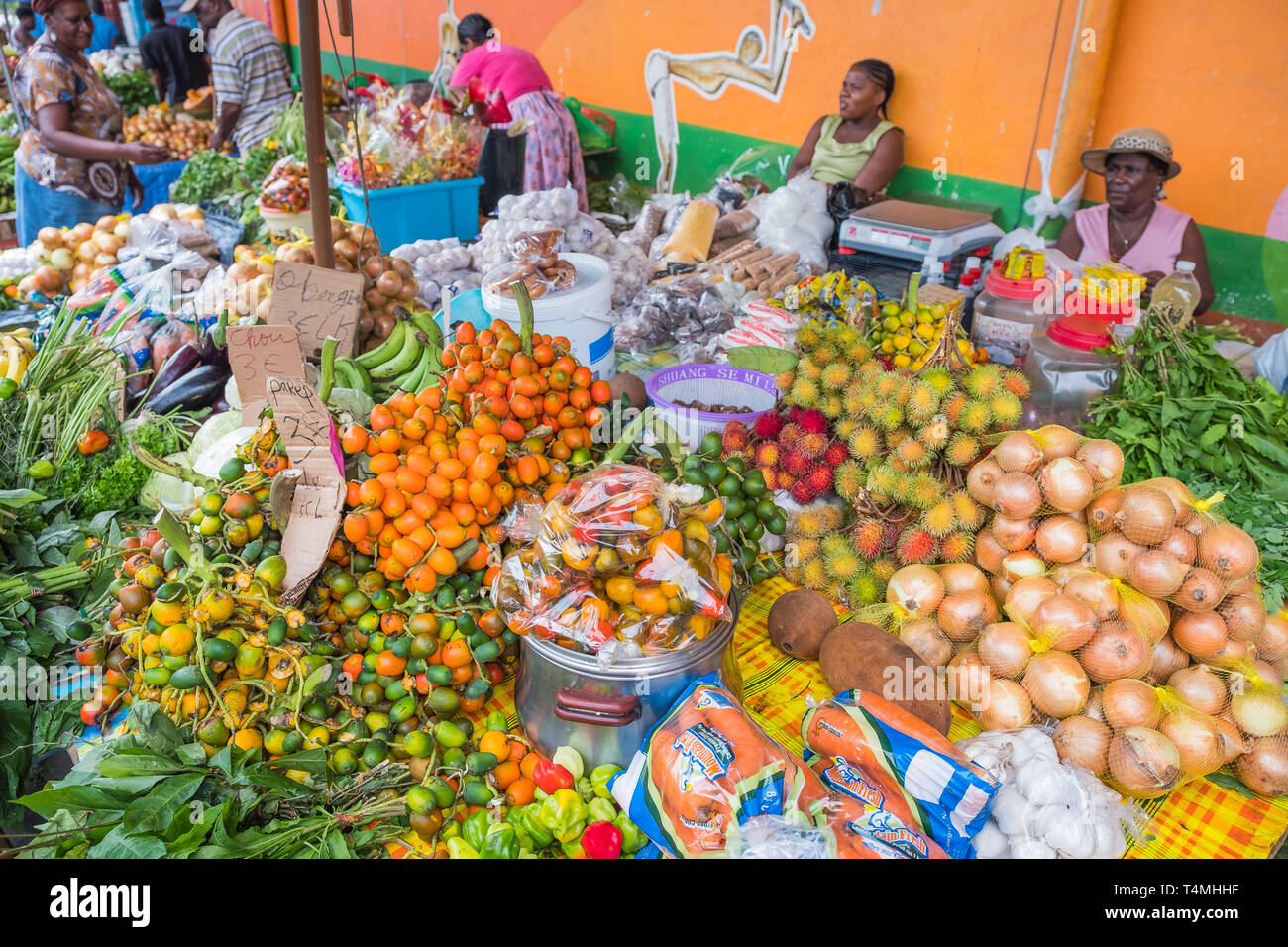 Fruits in Cayenne market, Guyana, Cayenne, France Stock Photo Alamy