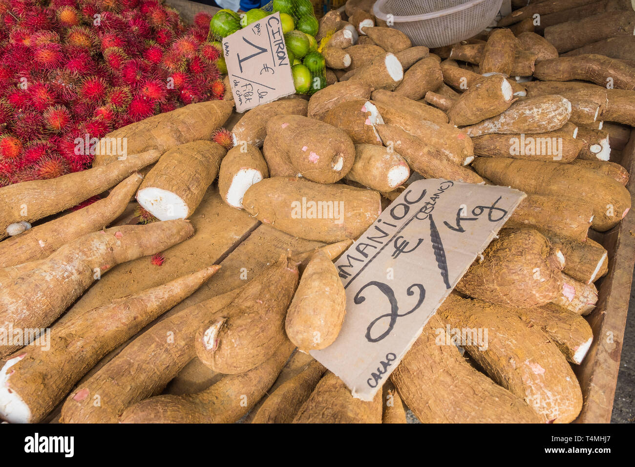 In Cayenne market, Guyana, Cayenne, France Stock Photo Alamy