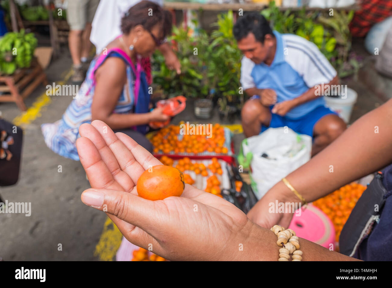 Fruits in Cayenne market, Guyana, Cayenne, France Stock Photo Alamy