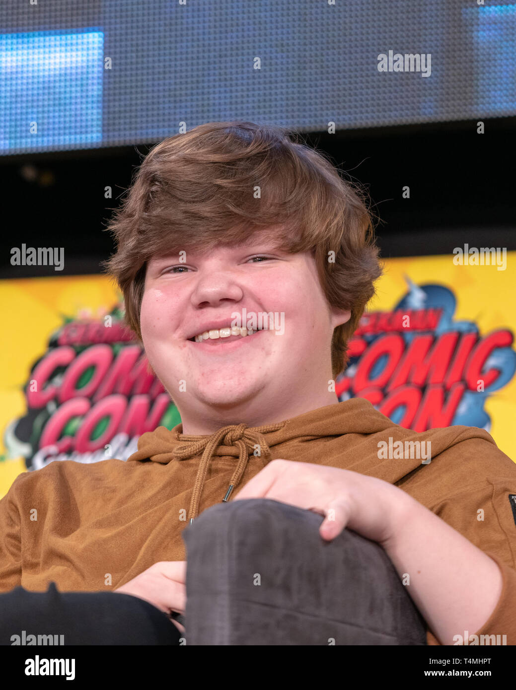 DORTMUND, GERMANY - April 13th 2019: Jeremy Ray Taylor (*2003, American