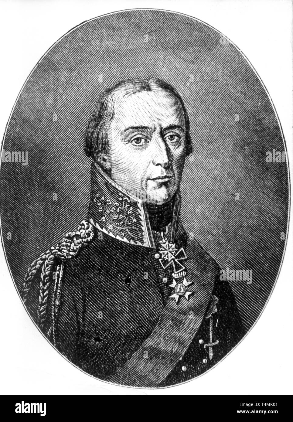 Friedrich Wilhelm Graf Bülow von Dennewitz (1755-1816) war preussischer General, der in den Befreiungskriegen gegen Napoleon bedeutende militärische Erfolge errang. Undatierte Aufnahme. +++(c) dpa - Report+++ | usage worldwide Stock Photo