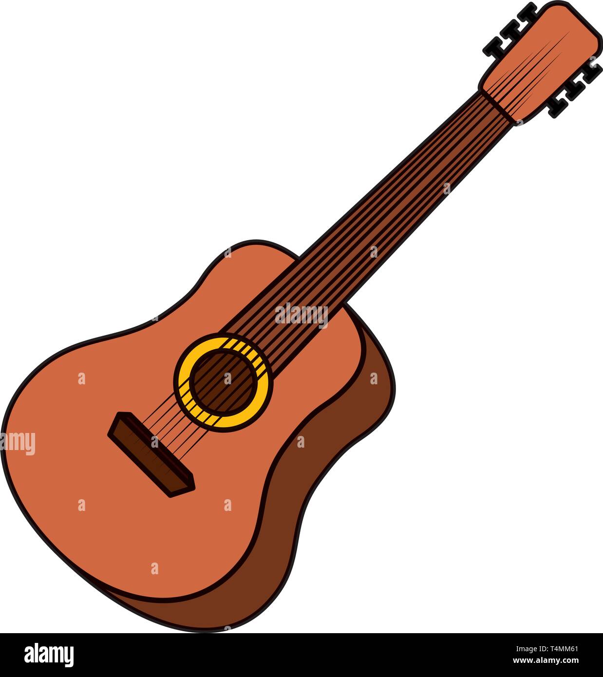 Acoustic Guitar Musical Instrument Stock Vector Image And Art Alamy