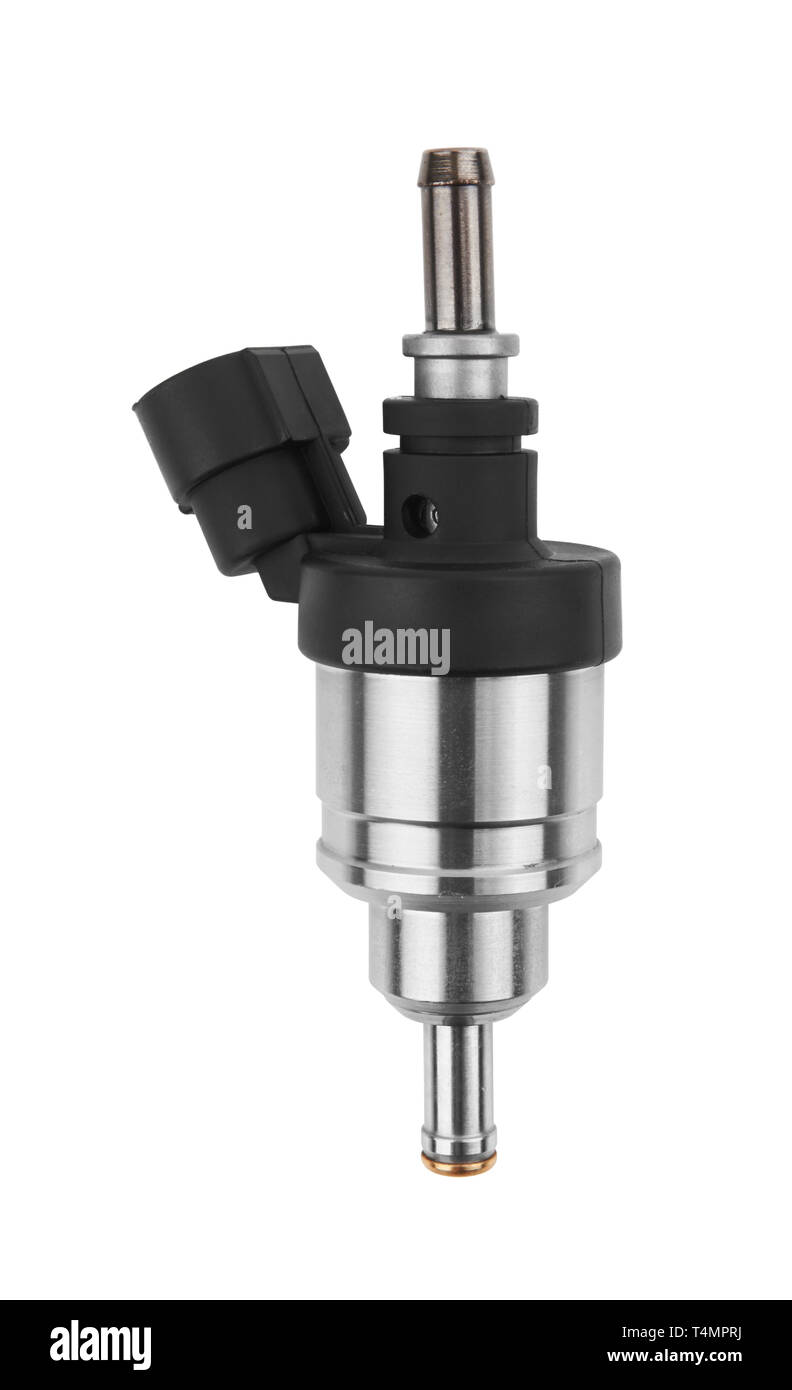Gas injector isolated on a white background Stock Photo - Alamy
