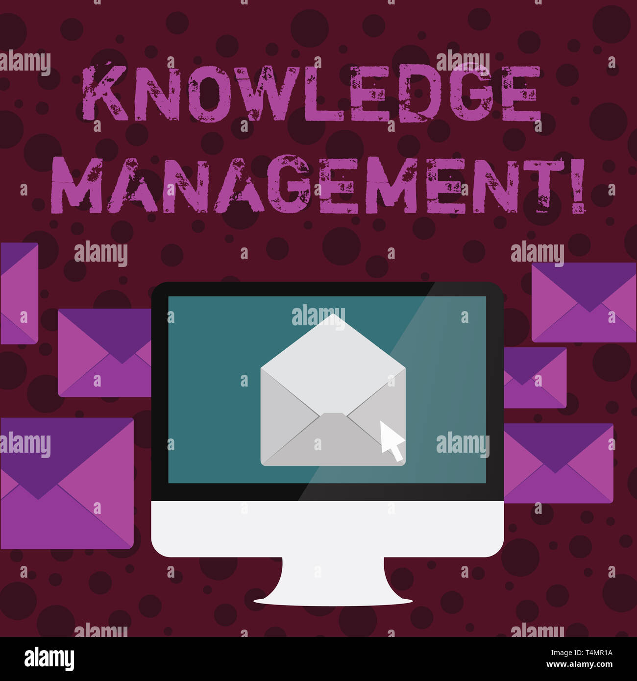 Conceptual hand writing showing Knowledge Management. Concept meaning