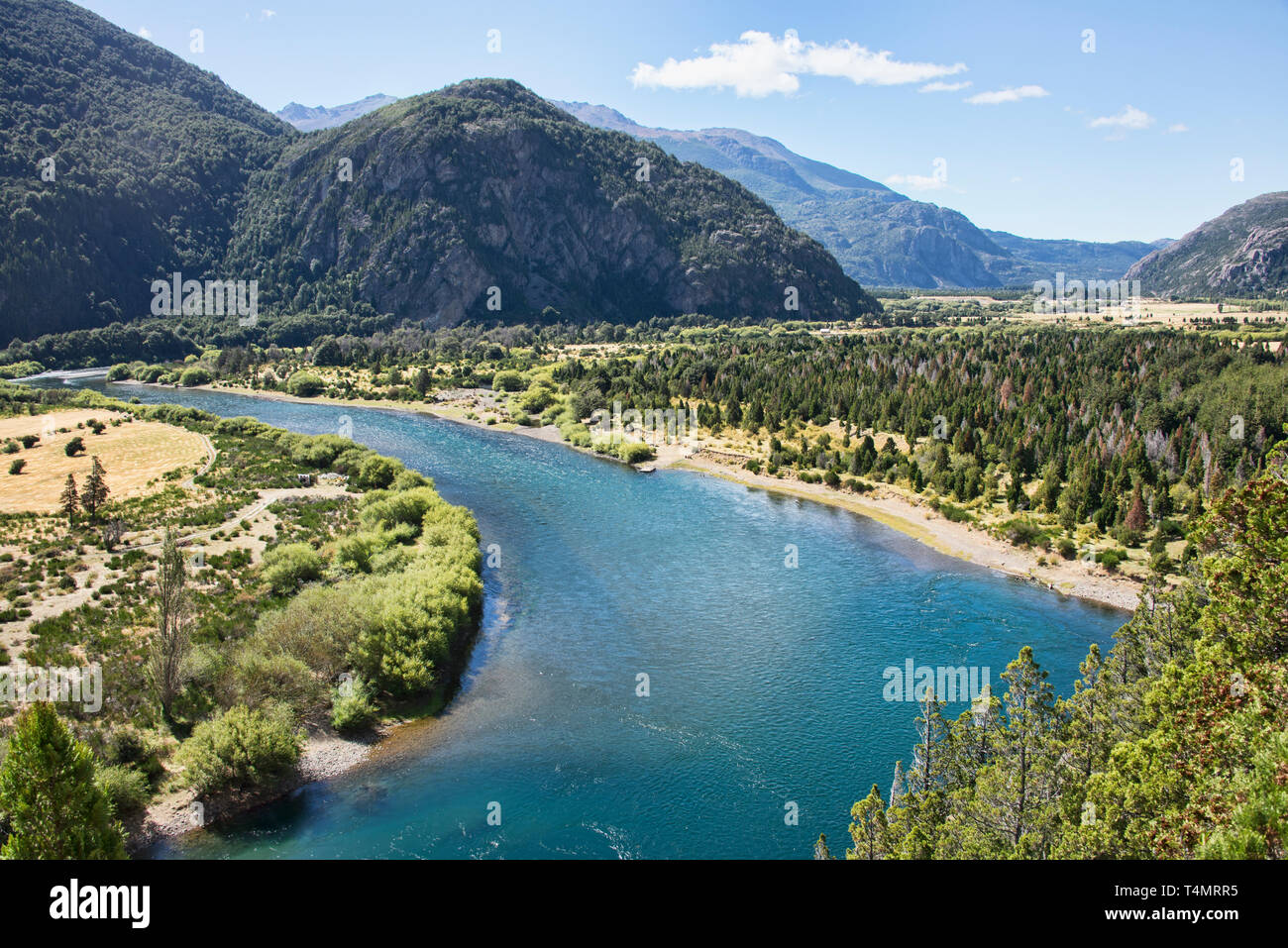 The majestic Futaleufú River, Futaleufú Reserve, Patagonia, Chile Stock ...