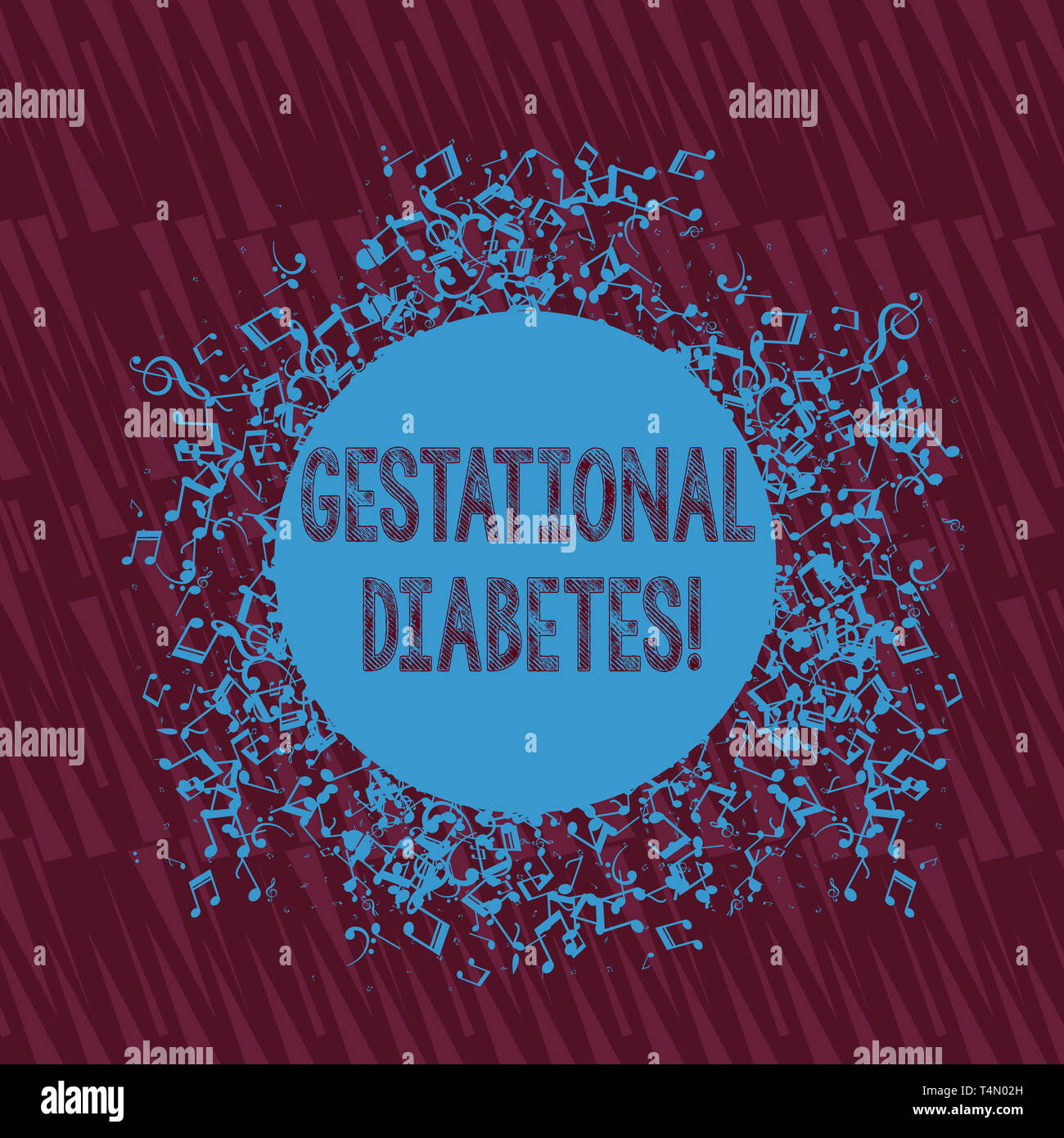 Handwriting text writing Gestational Diabetes. Conceptual photo