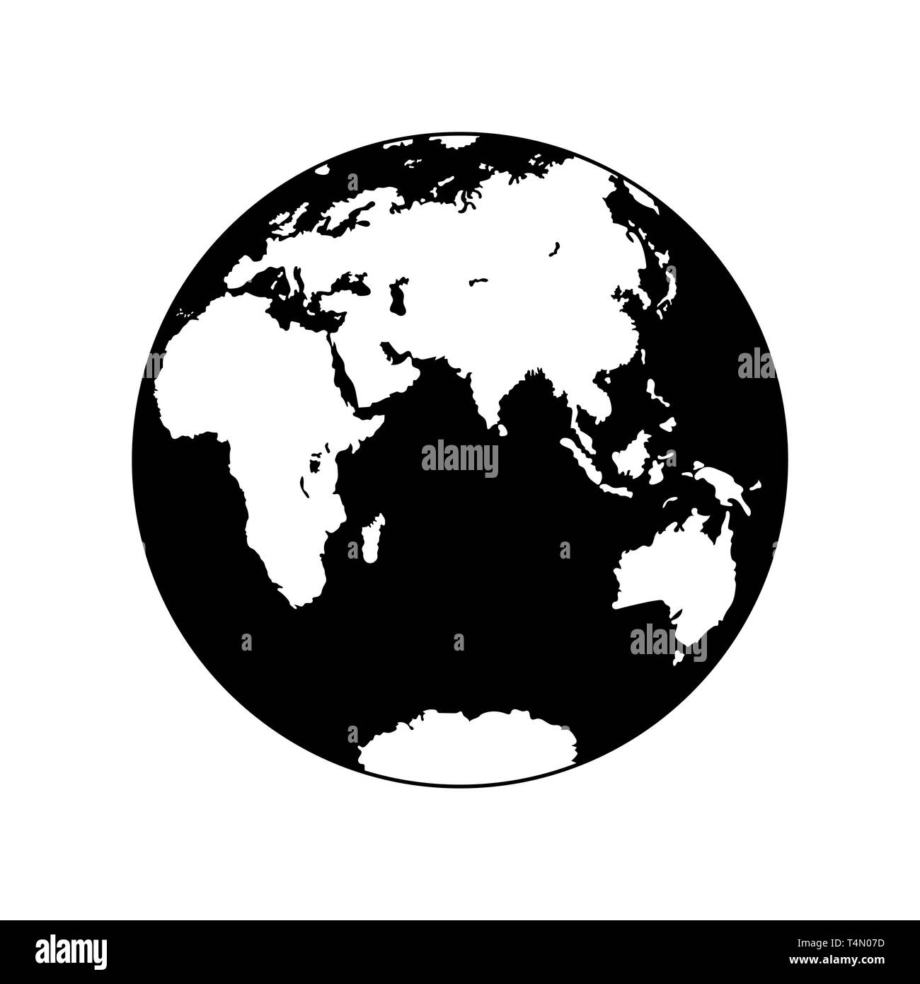 Planet Earth, flat icon for design and decoration Stock Vector Image ...
