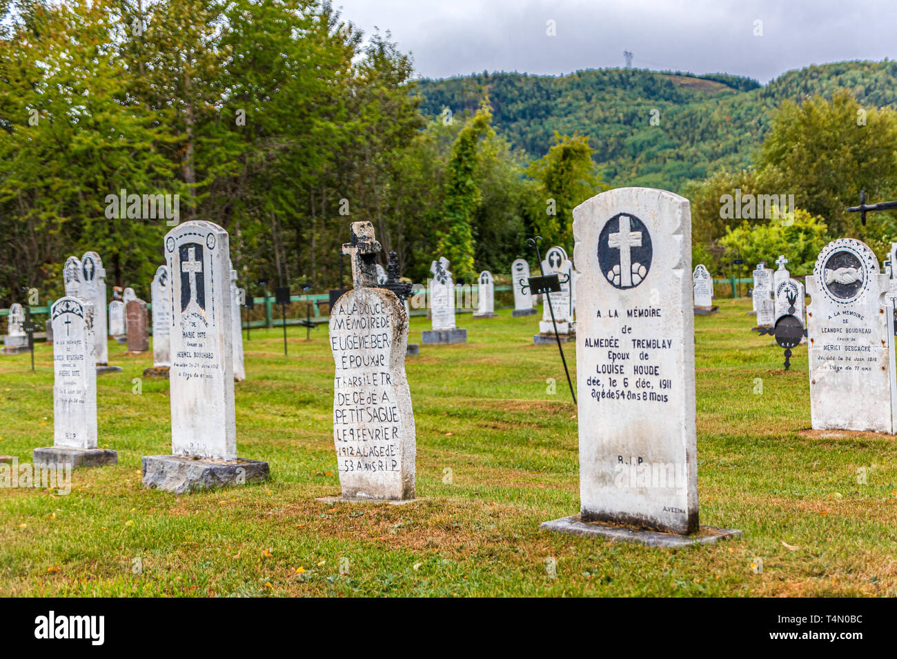 SAGUENAY, QUEBEC- September 18, 2018: Saguenay is a city in the Saguenay Lac-Saint-Jean region of Quebec. Its economy is still strongly routed in tour Stock Photo