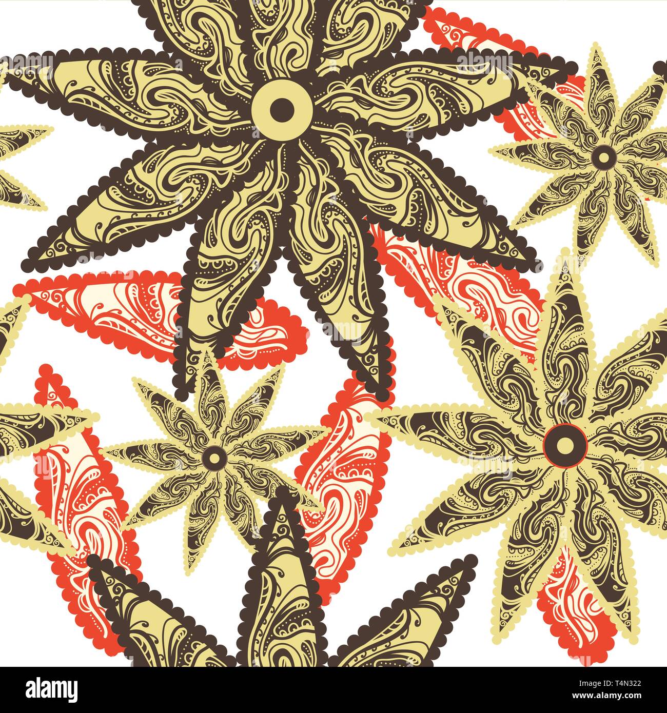 Native white flowers Stock Vector Images - Alamy