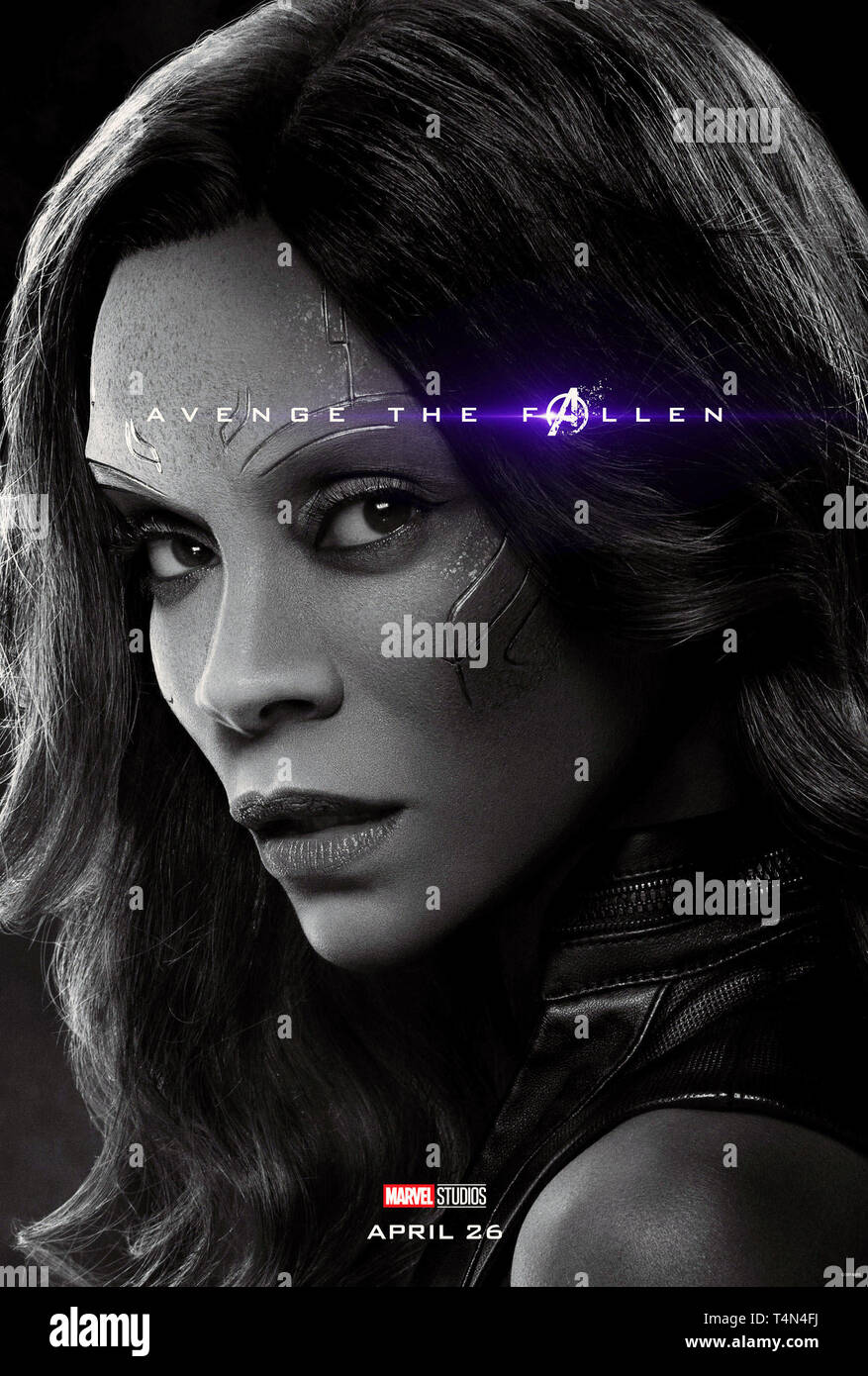 Avengers Endgame Aka Avengers 4 Us Character Poster Zoe Saldana As Gamora 2019 © Walt 3854