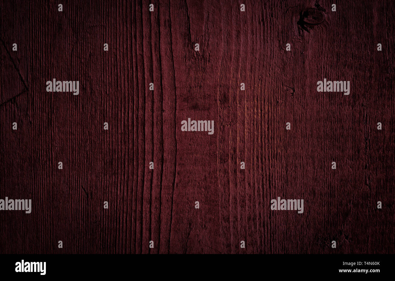 Texture of dark burgundy old rough wood. Mahogany abstract background for design. Vintage retro Stock Photo