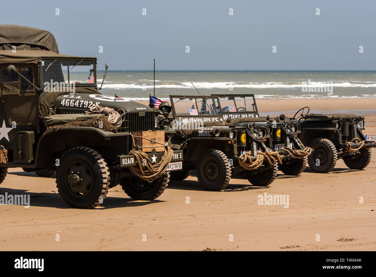 World War Two D Day Anniversary Commemorations, Normandy France Stock Photo