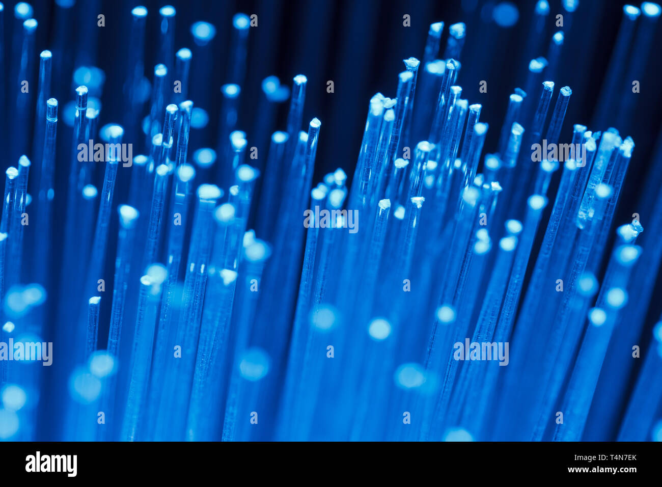Fiber optics lights abstract background Stock Photo