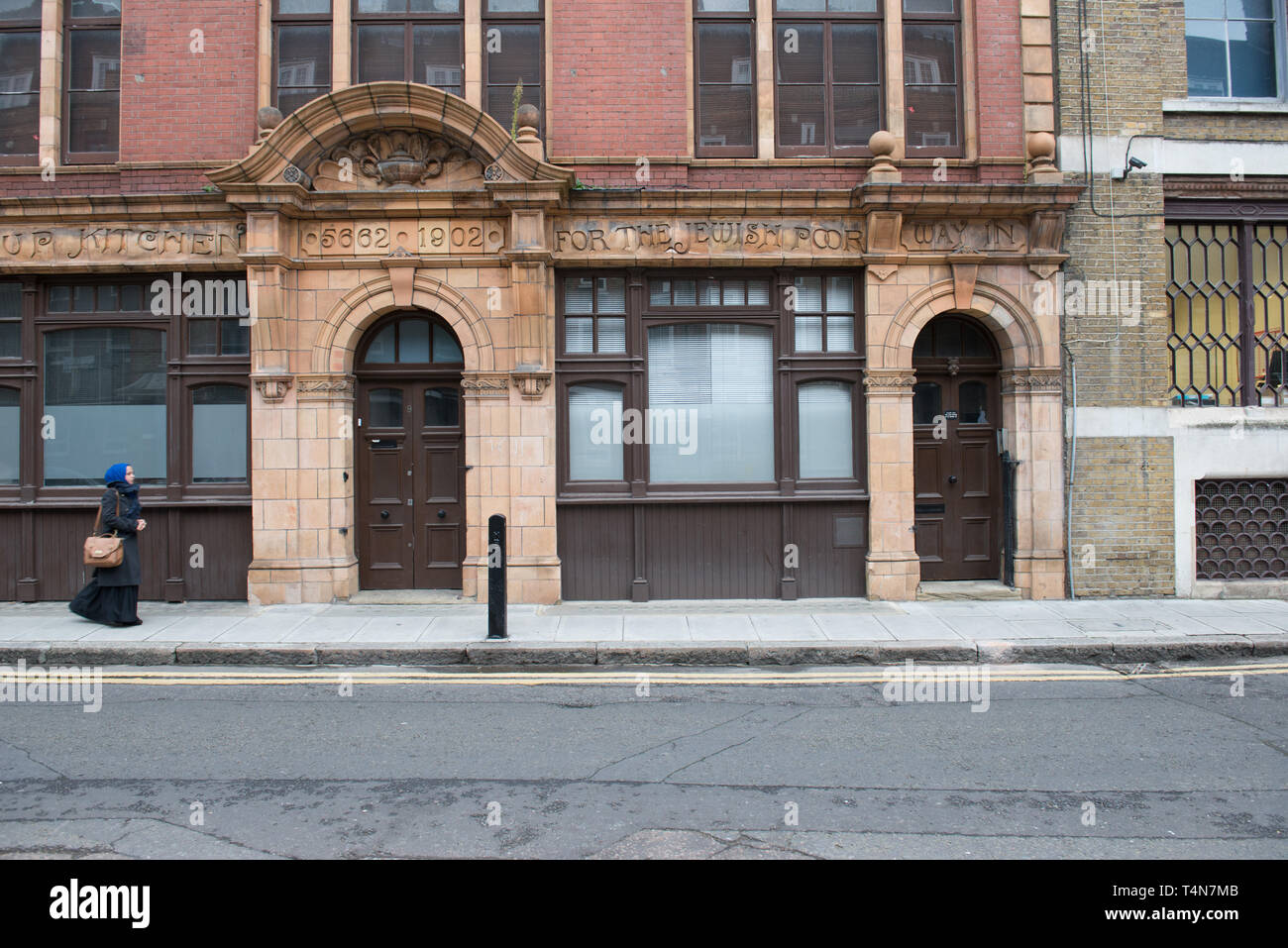 Jewish soup kitchen East End London Stock Photo Alamy
