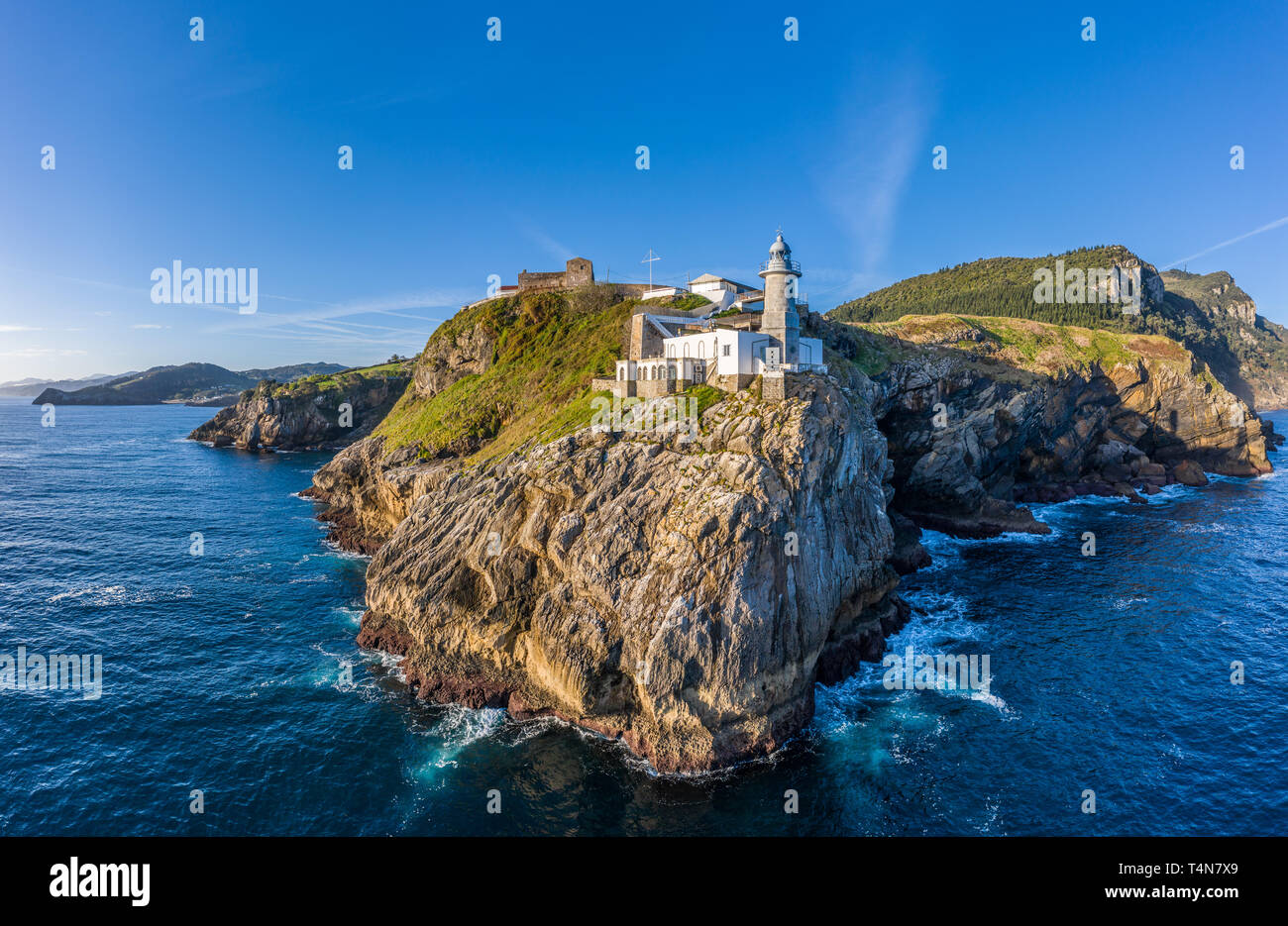Basque Lighthouse Santa catalina lighthouse hi-res stock photography and images - Alamy
