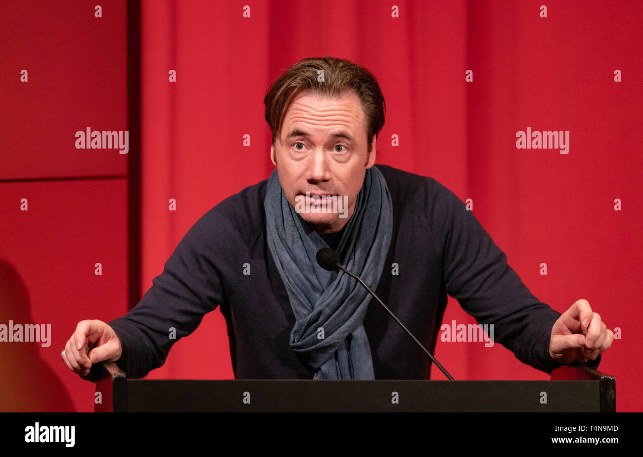 Frankfurt am Main, Germany - April 4th 2019: Michael 'Bully' Herbig (*1968,  German film director, actor and author) introducing his movie Ballon at  Deutsches Filmmuseum Stock Photo - Alamy