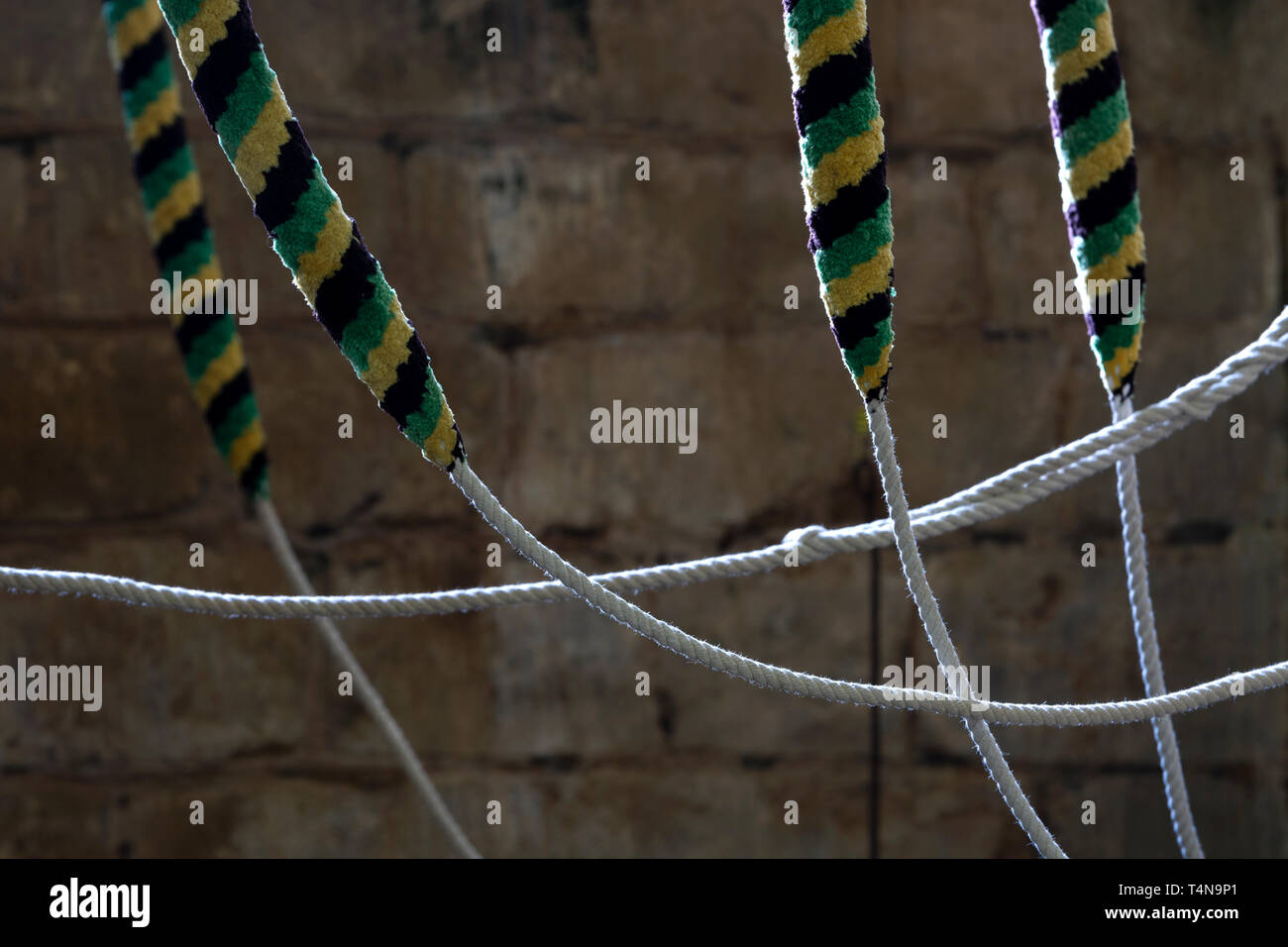 Church bell ropes ringing hi-res stock photography and images - Alamy