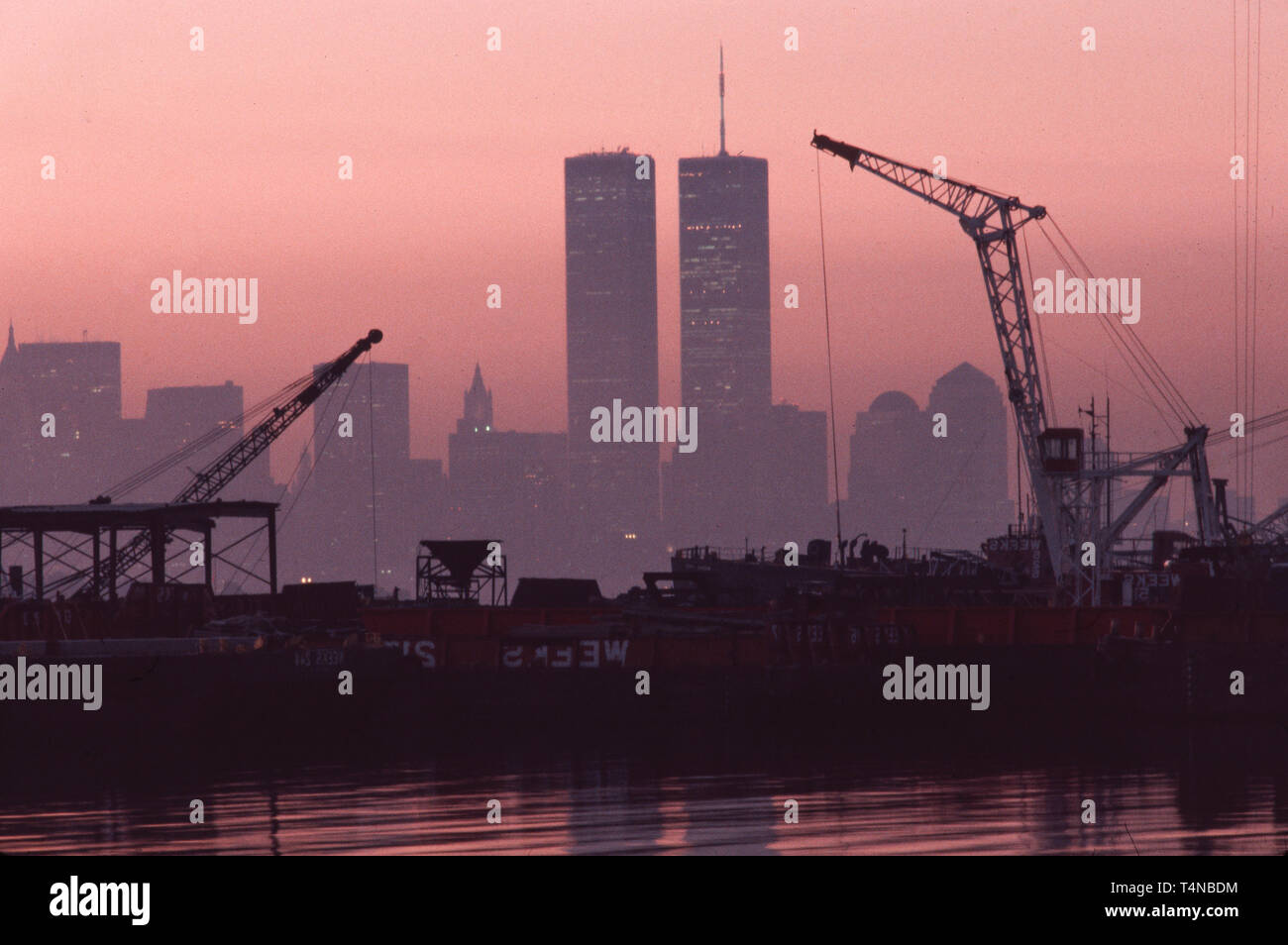 New York Harbor world trade center Stock Photo Alamy